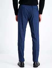 Lindbergh - Checked suit - blazer + pants - double breasted suits - blue check - 5