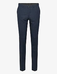 Lindbergh - Checked suit - blazer + pants - dobbeltkneppede dresser - blue check - 2