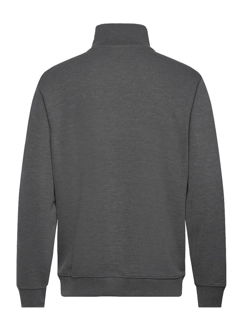 Lindbergh - Half zip sweat - kollektioner - dk grey mel - 2