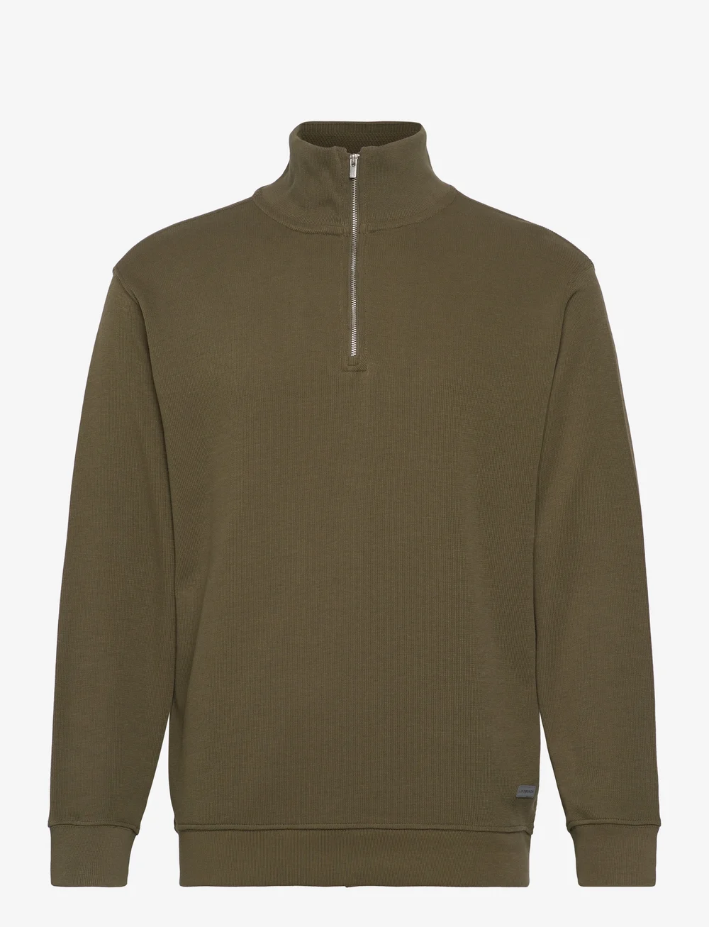 Lindbergh - Half zip sweat - kollektioner - olive - 1