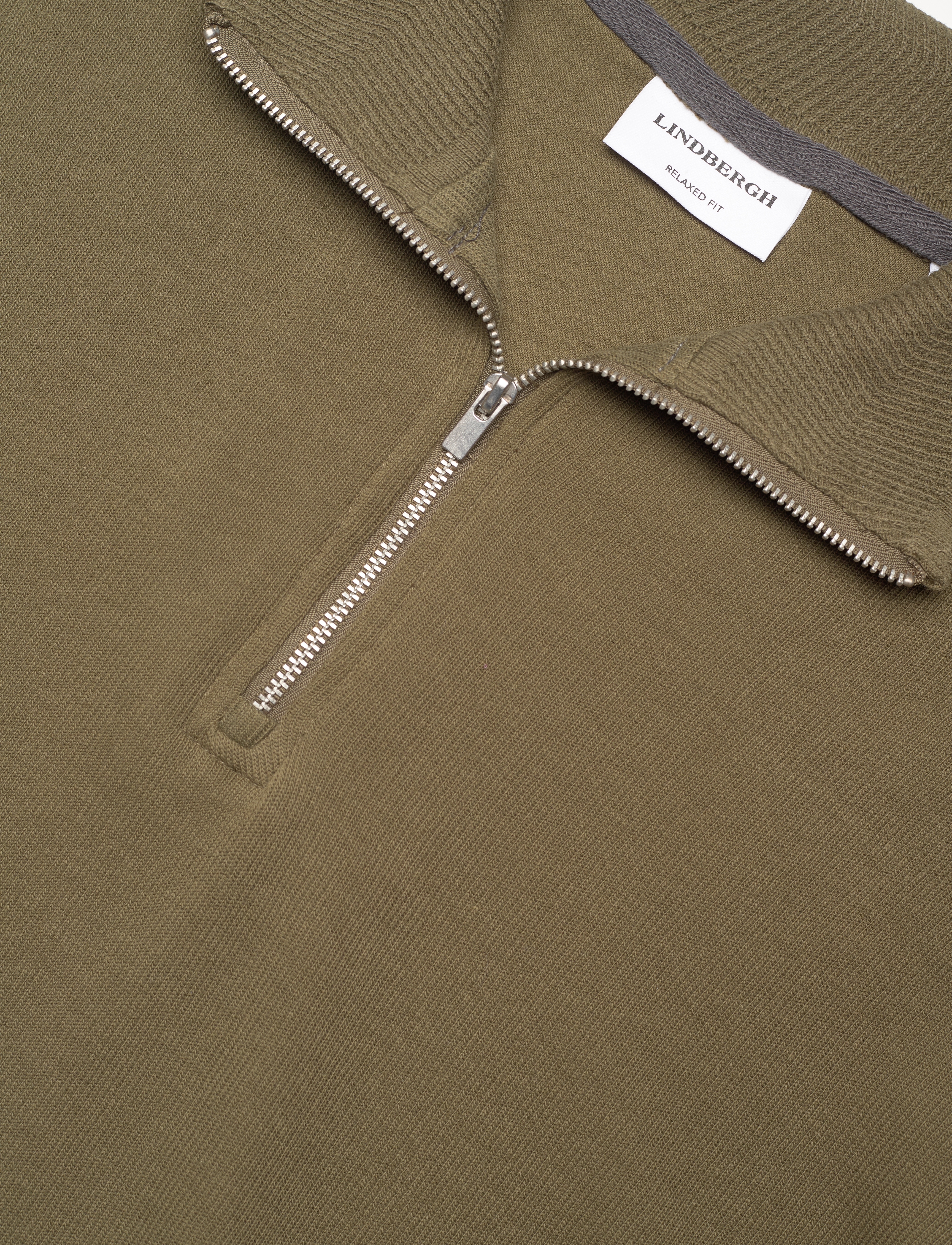 Lindbergh - Half zip sweat - sweatshirts - olive - 3