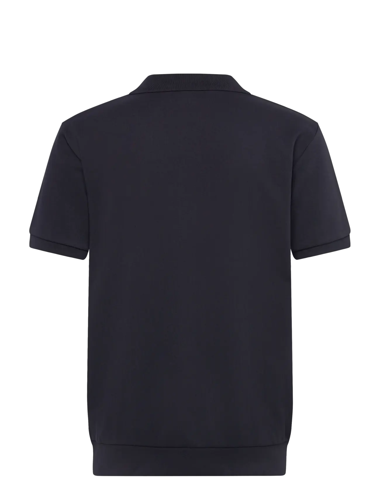 Lindbergh - Jersey pique with. zip S/S - short-sleeved polos - navy - 2
