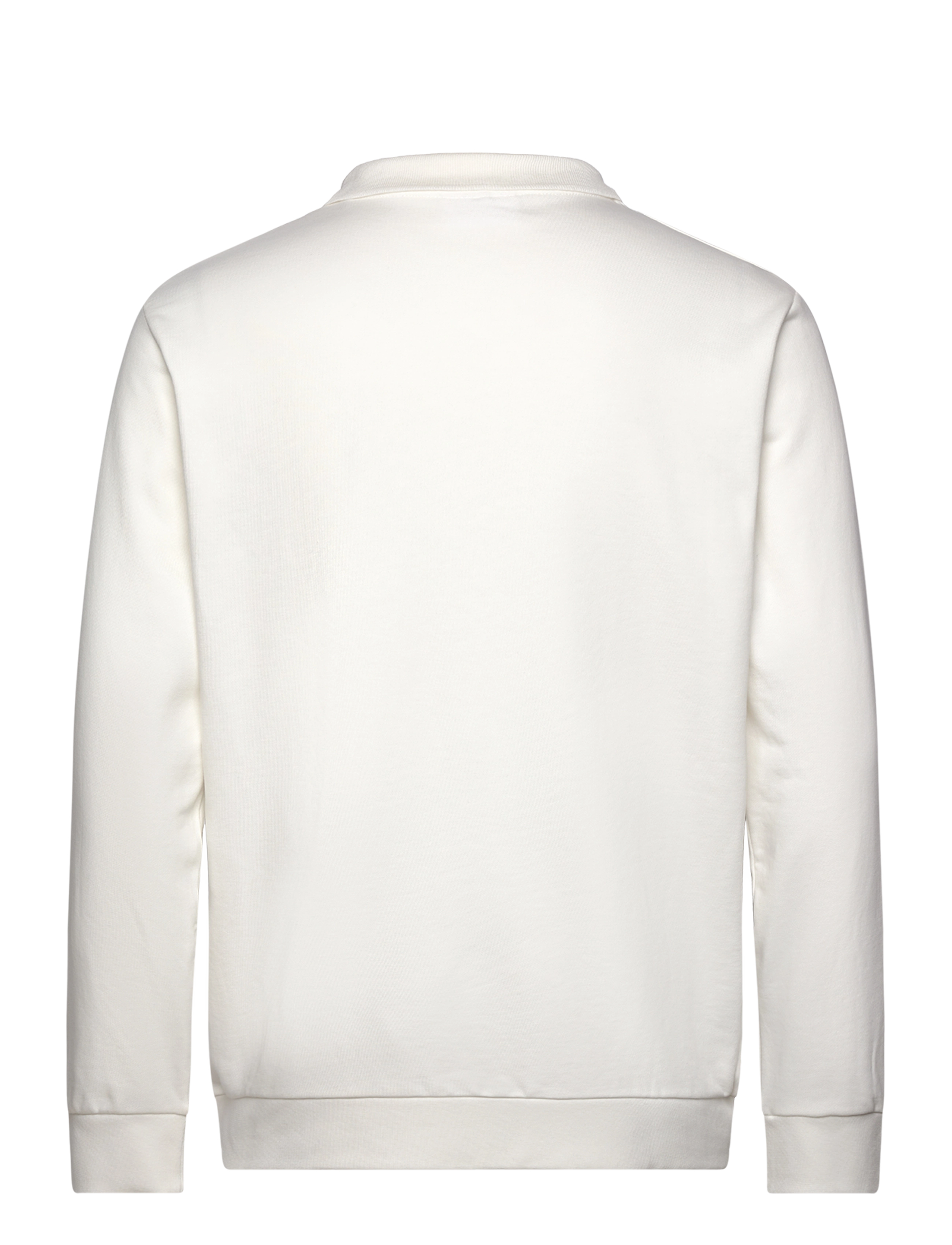 Lindbergh - Jersey pique w zip L/S - swetry - off white - 2