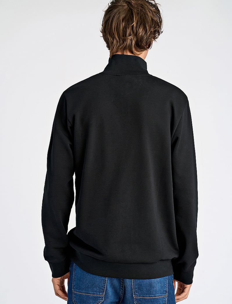 Lindbergh - Jersey half zip sweat - urlaubsfavoriten - black - 3