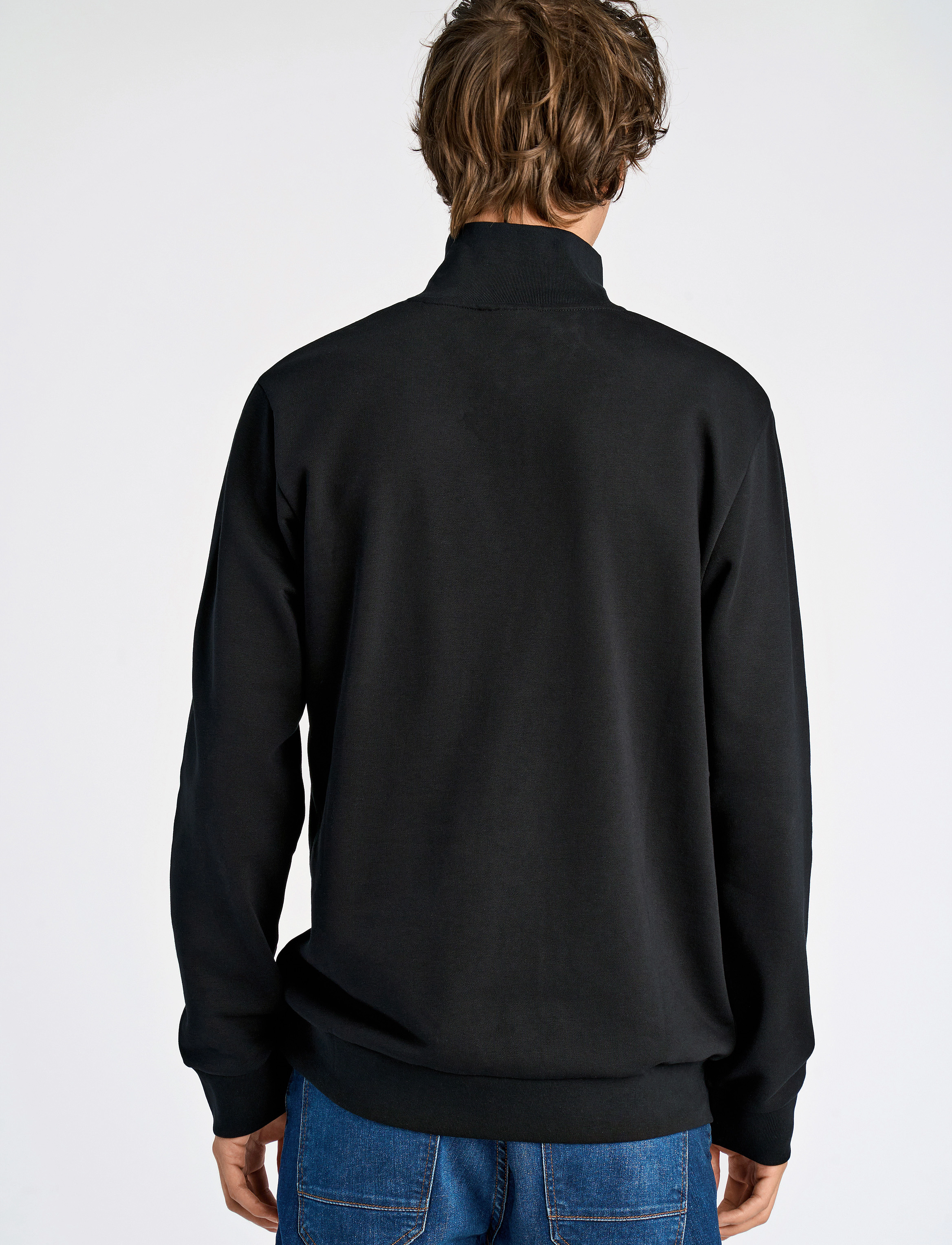 Lindbergh - Jersey half zip sweat - urlaubsfavoriten - black - 3