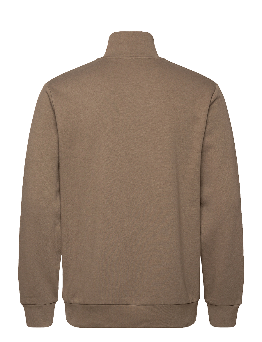 Lindbergh - Jersey half zip sweat - sweatshirts - dk stone - 2