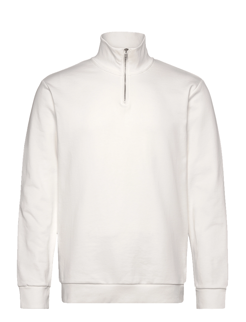 Lindbergh - Jersey half zip sweat - urlaubsfavoriten - off white - 1
