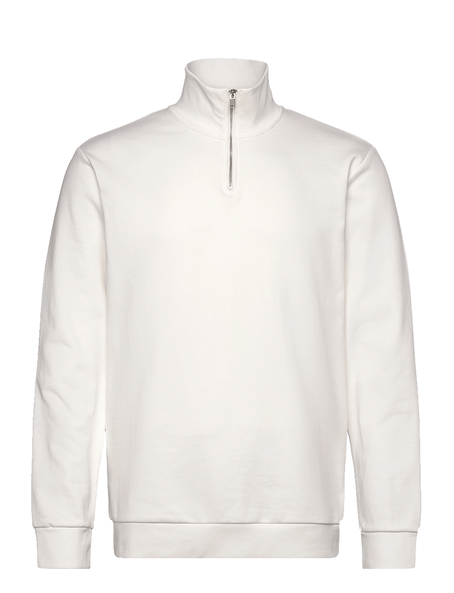 Lindbergh - Jersey half zip sweat - urlaubsfavoriten - off white - 1