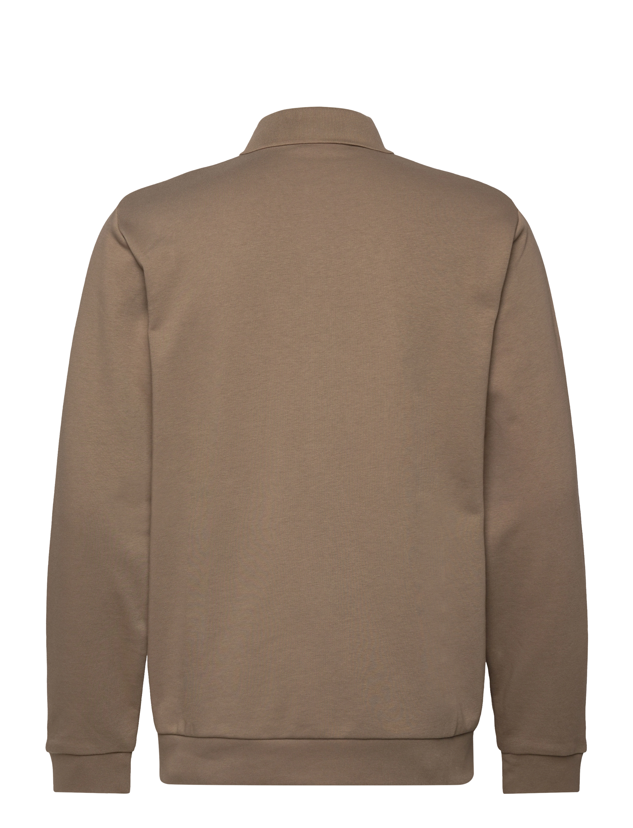 Lindbergh - Jersey button through pique L/S - casual hemden - dk stone - 2