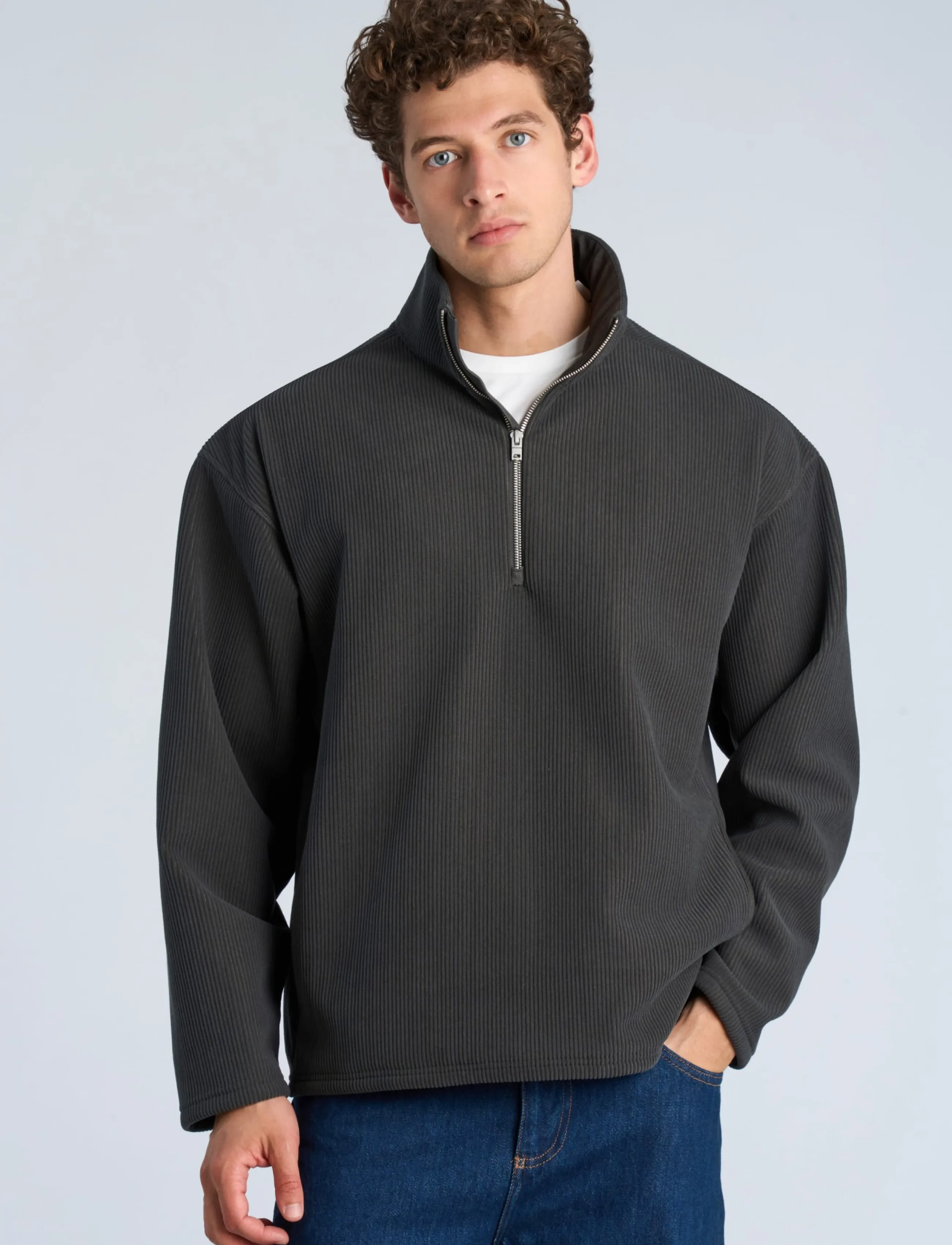 Lindbergh Half-Zip Fleece Sweat fleecetröja herr – bild 2