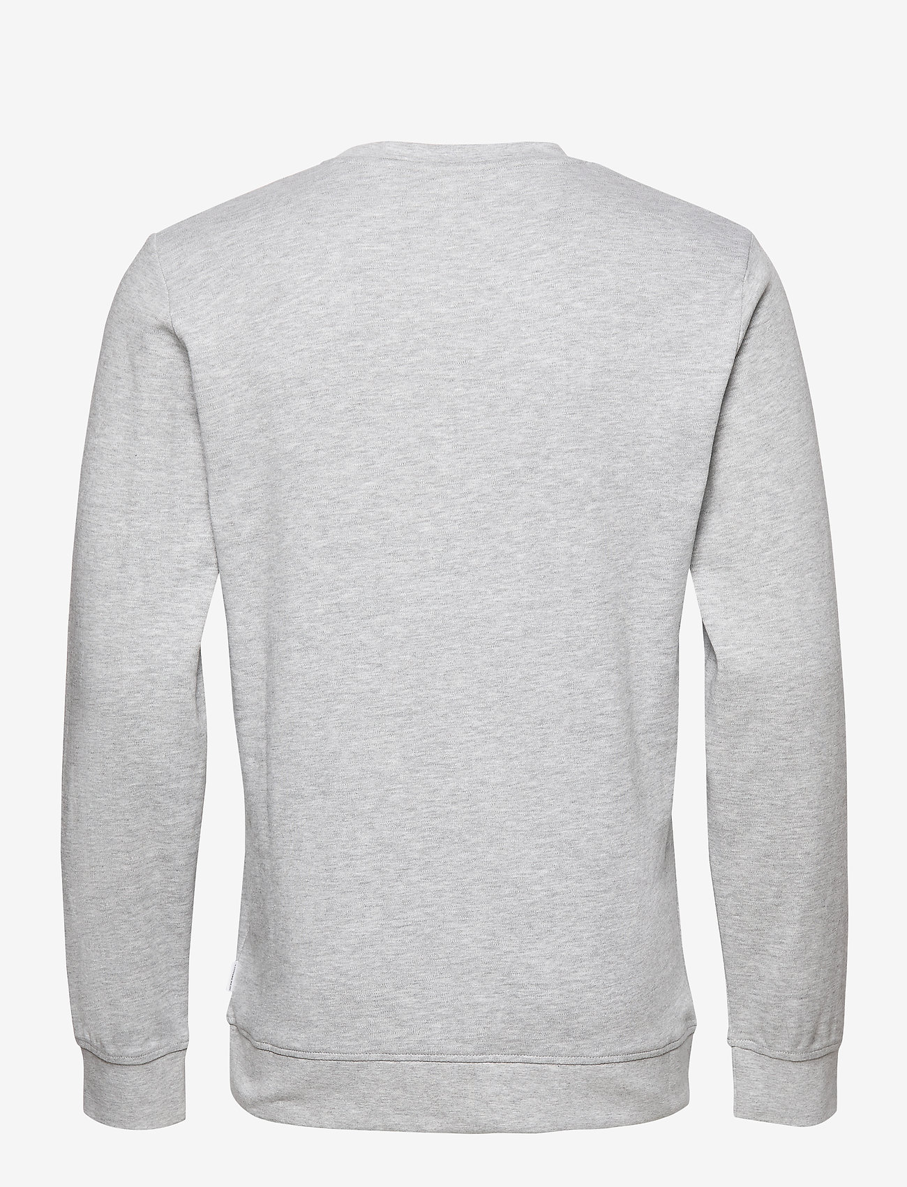 Lindbergh - Logo flock print sweatshirt - grey mel - 1