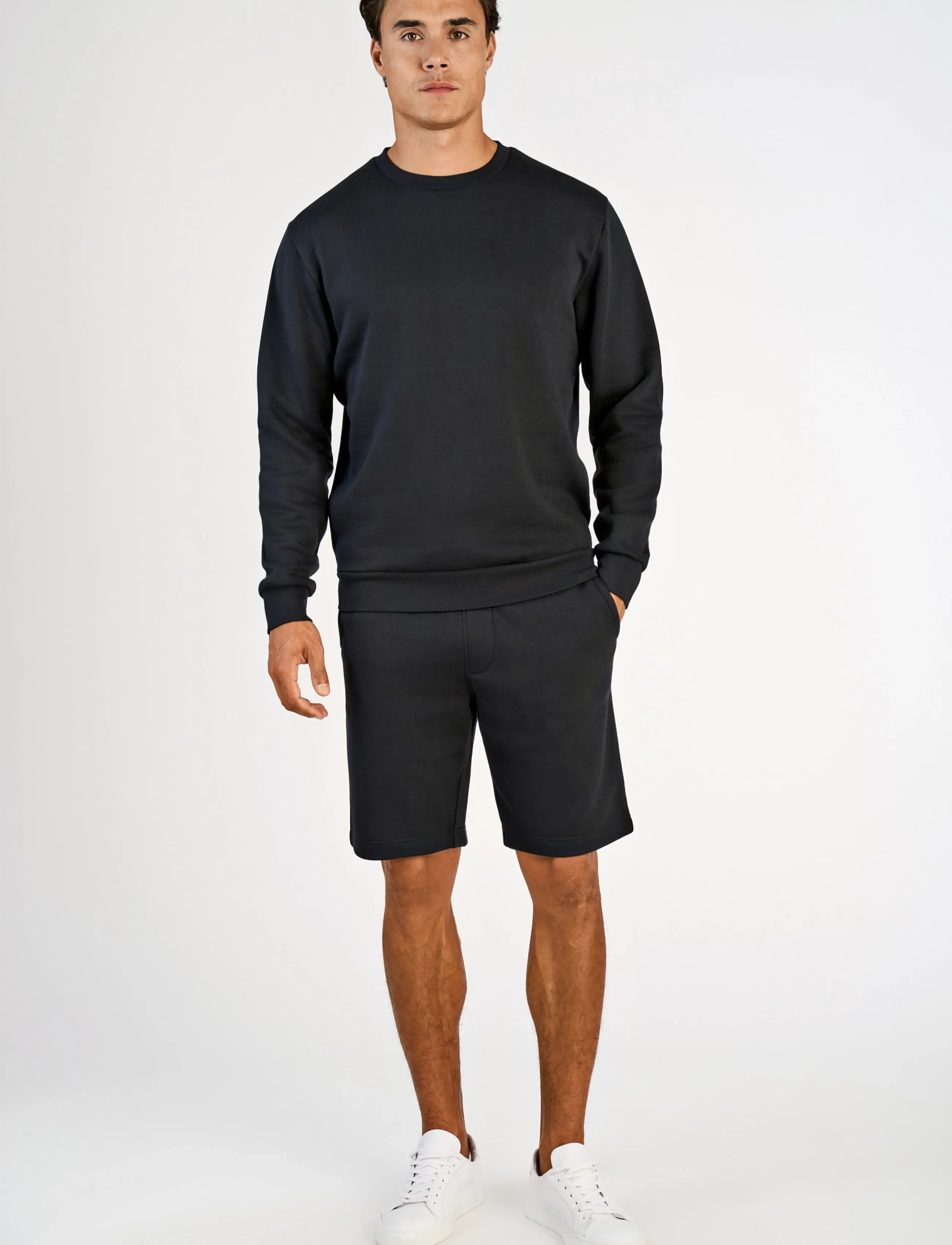 Lindbergh O-Neck Sweatshirt, S, Sweatshirts & Hoodies, Schwarz - Sweatshirts, Männer
