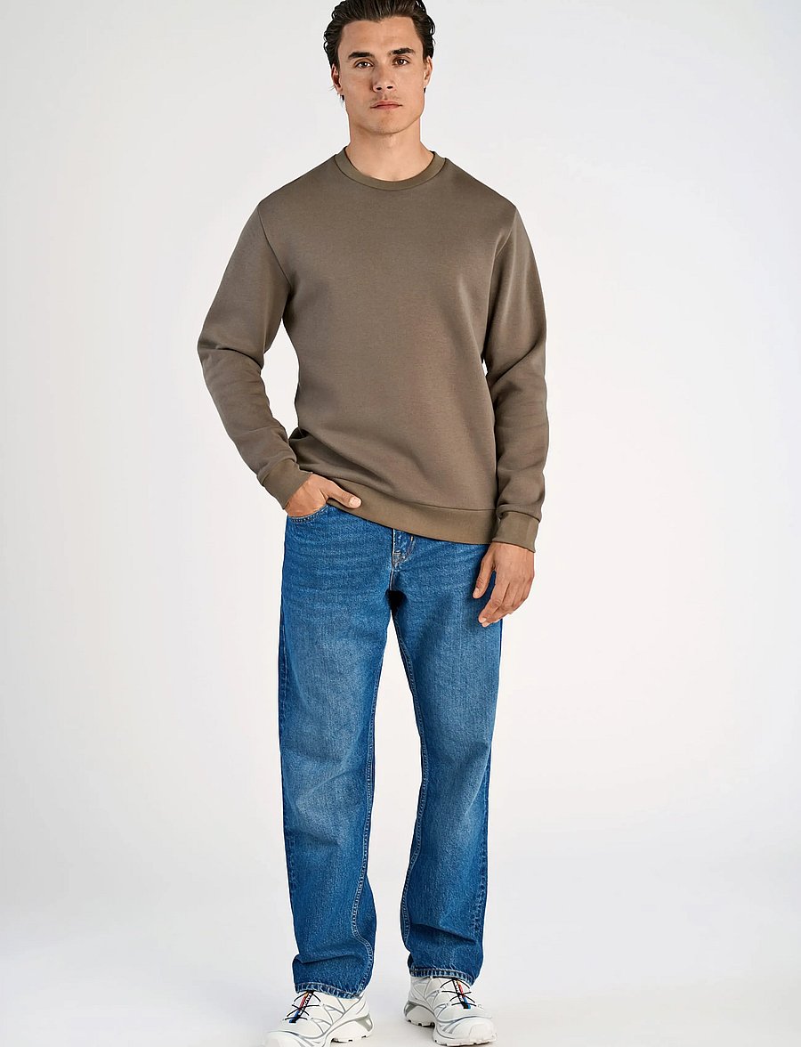 Lindbergh - O-neck sweatshirt - sweatshirts - brown - 0
