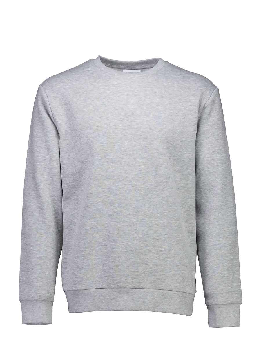 Lindbergh - O-neck sweatshirt - sweatshirts - grey mel - 1