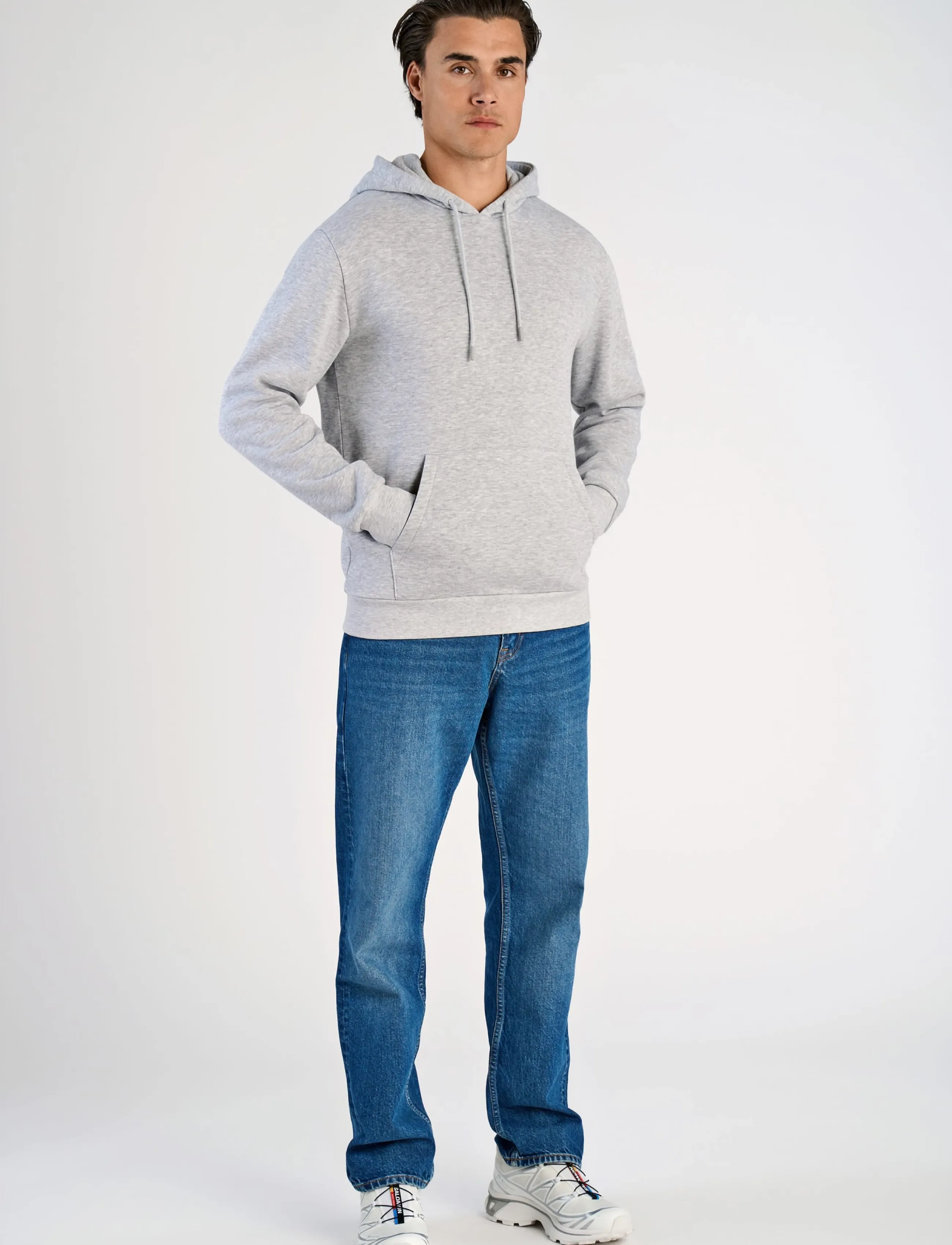 Lindbergh Hoodie - Kapuutsiga pusad - GREY MEL / grey