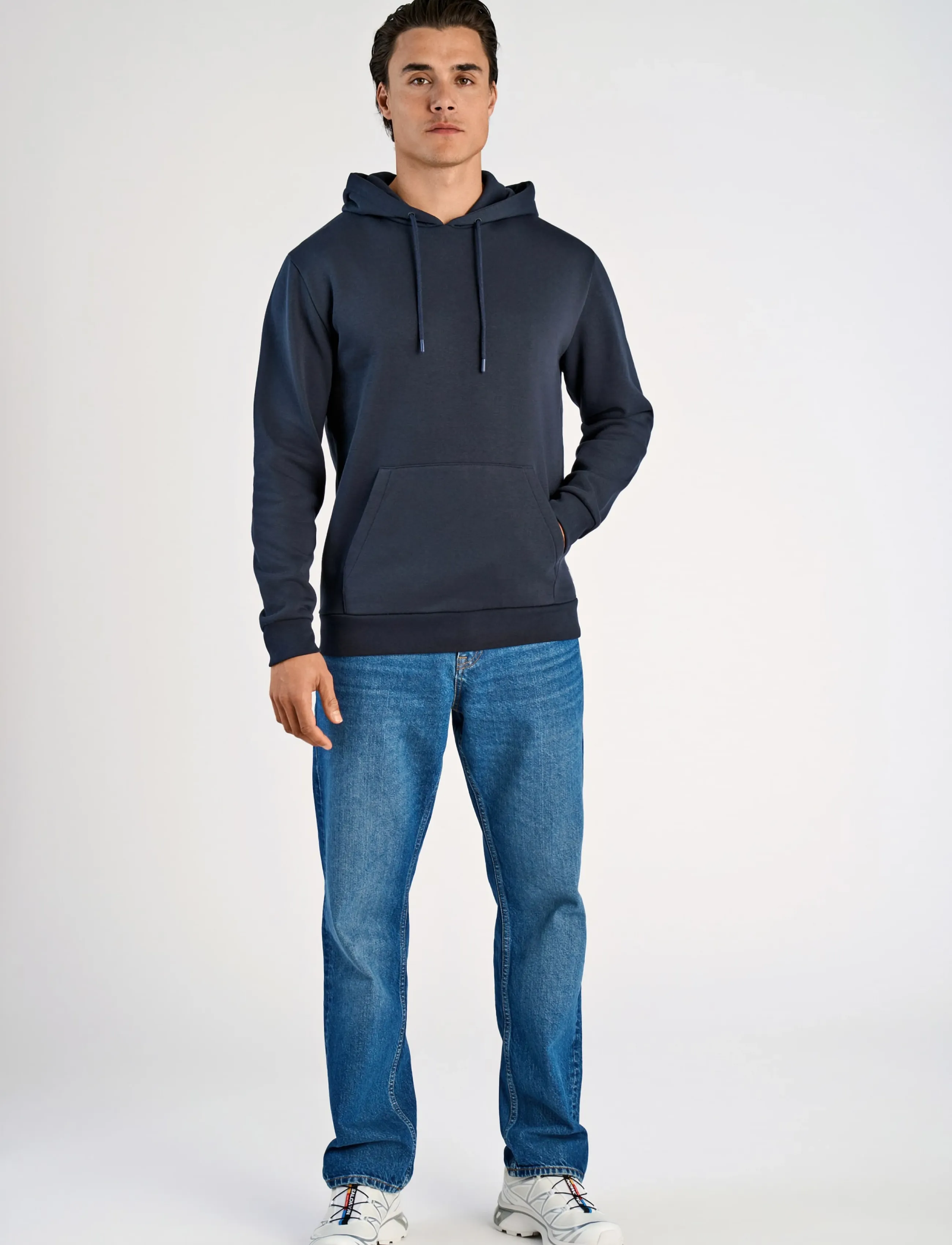 Lindbergh Hoodie - Sweatshirts - NAVY / navy
