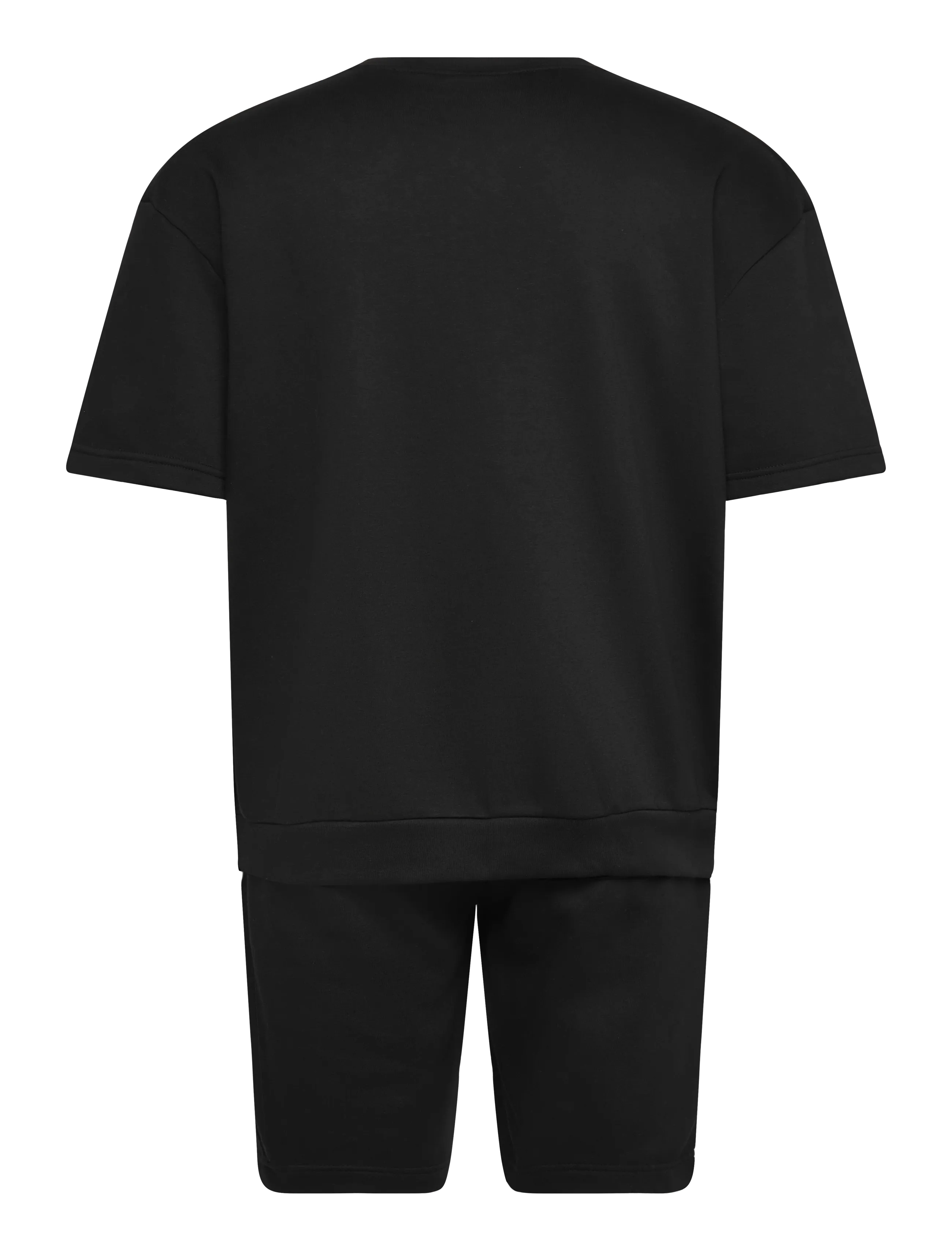 Lindbergh - Oversized S/S sweatshirt+shorts - dressid - black - 1