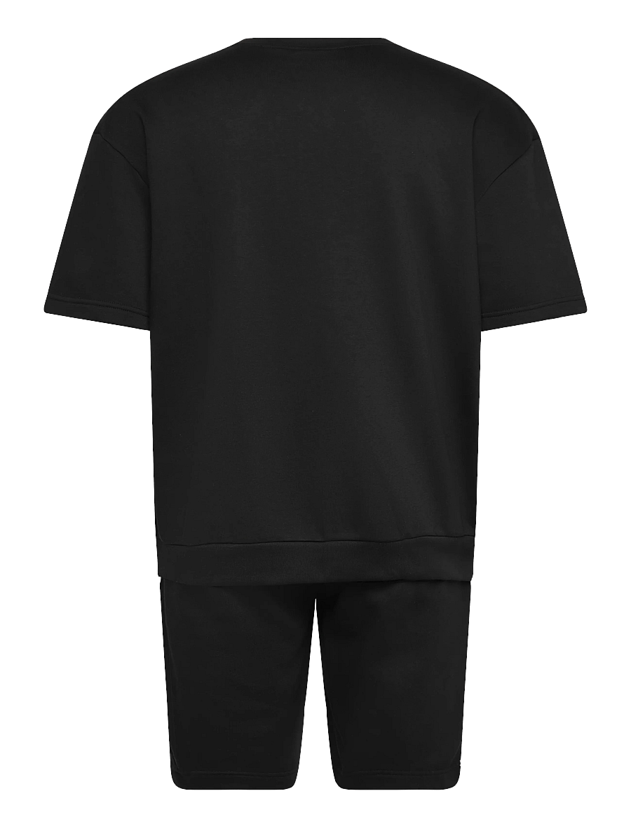 Lindbergh - Oversized S/S sweatshirt+shorts - dressid - black - 1