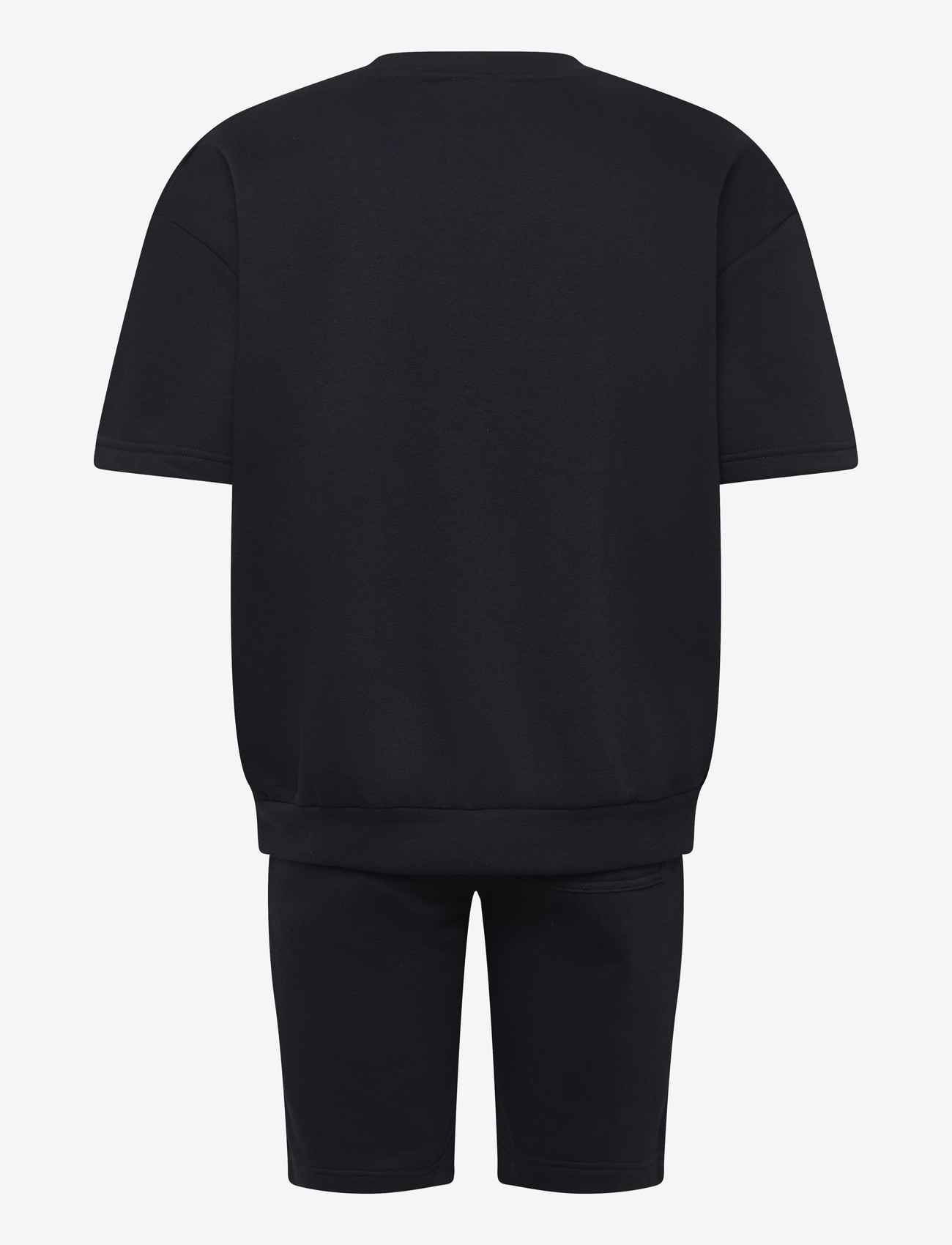 Lindbergh - Oversized S/S sweatshirt+shorts - träningsoveraller - navy - 2