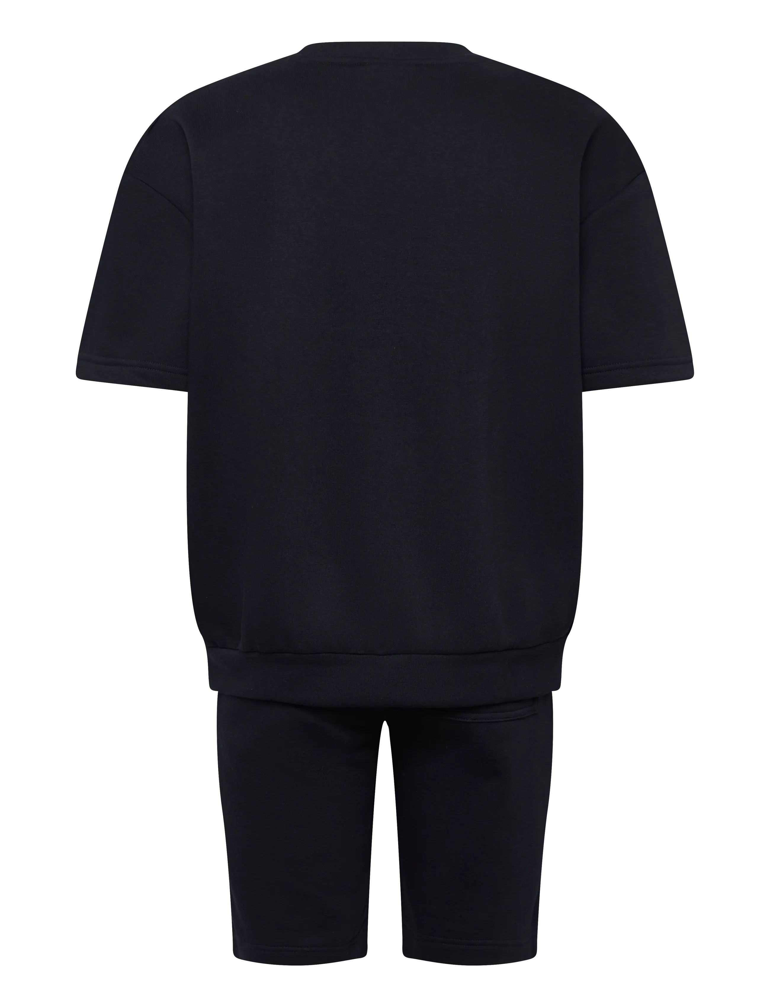 Lindbergh - Oversized S/S sweatshirt+shorts - trainingsanzug - navy - 2