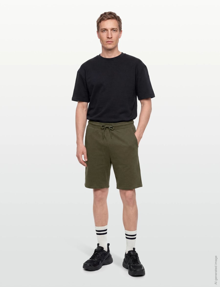 Lindbergh - Oversized S/S sweatshirt+shorts - dressid - navy - 0