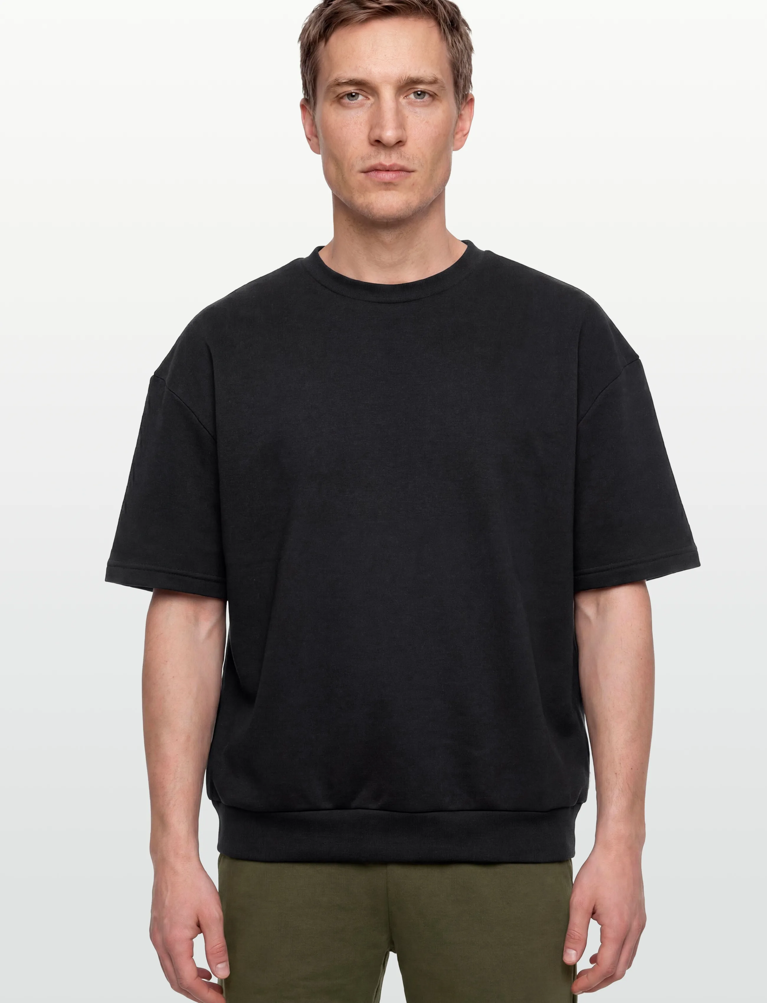 Lindbergh - Oversized S/S sweatshirt+shorts - jogging tøj - navy - 5