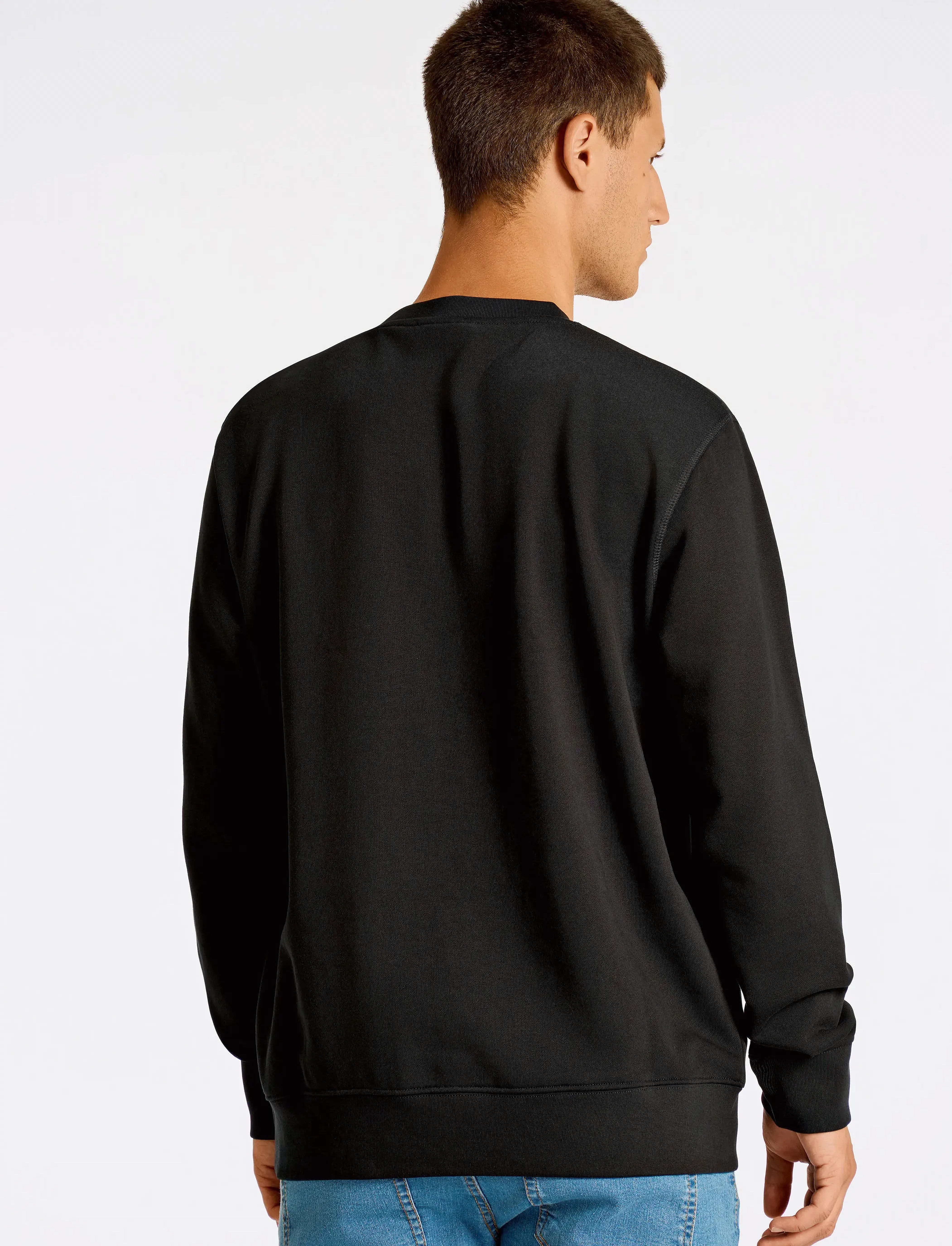 Lindbergh - O-neck printed sweat - black 424 - 3