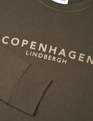 Lindbergh - O-neck printed sweat - sweatshirts - deep stone - 2