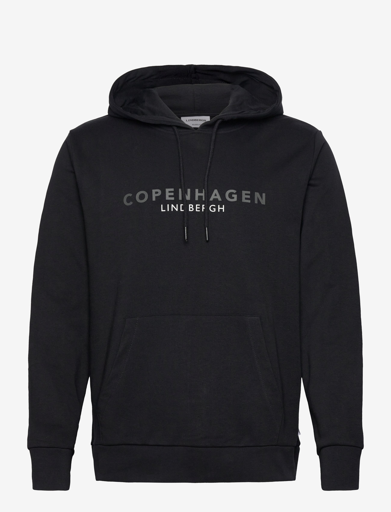 Lindbergh - Copenhagen sweat hoodie - kapuutsiga dressipluusid - black 424 - 0