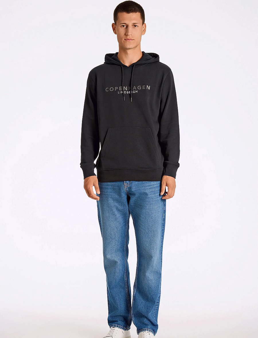 Lindbergh - Copenhagen sweat hoodie - kapuzenpullover - black 424 - 4