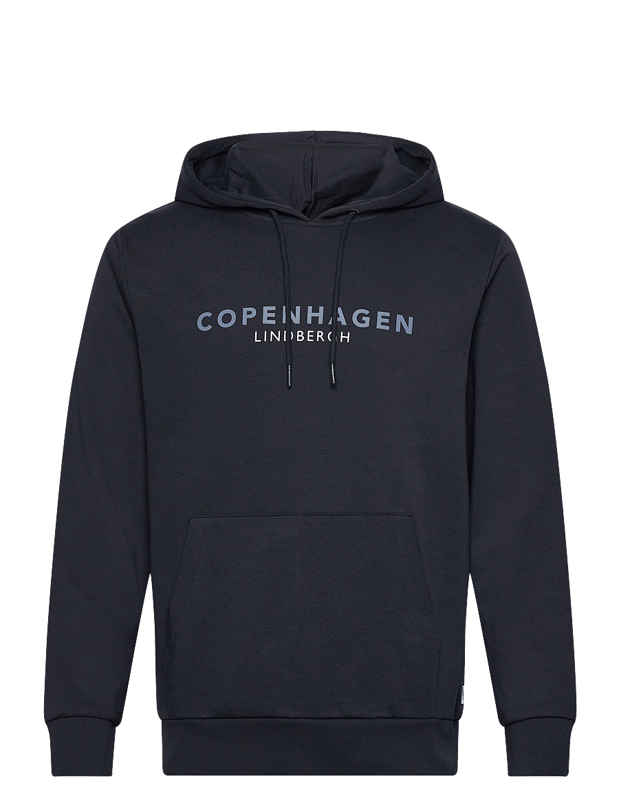 Lindbergh - Copenhagen sweat hoodie - sweats à capuche - navy 424 - 0