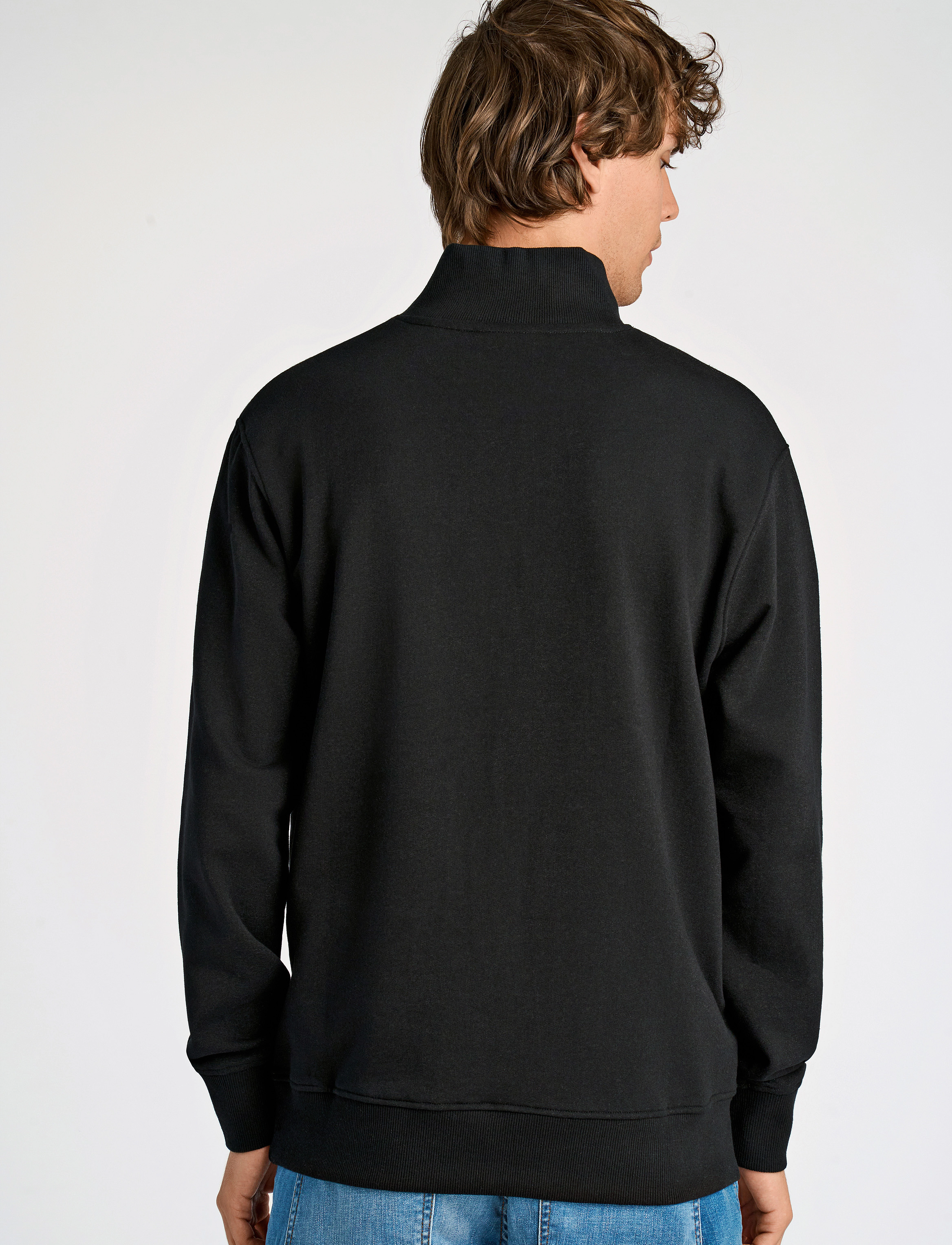 Lindbergh - Half zip sweat - sweatshirts - black - 3
