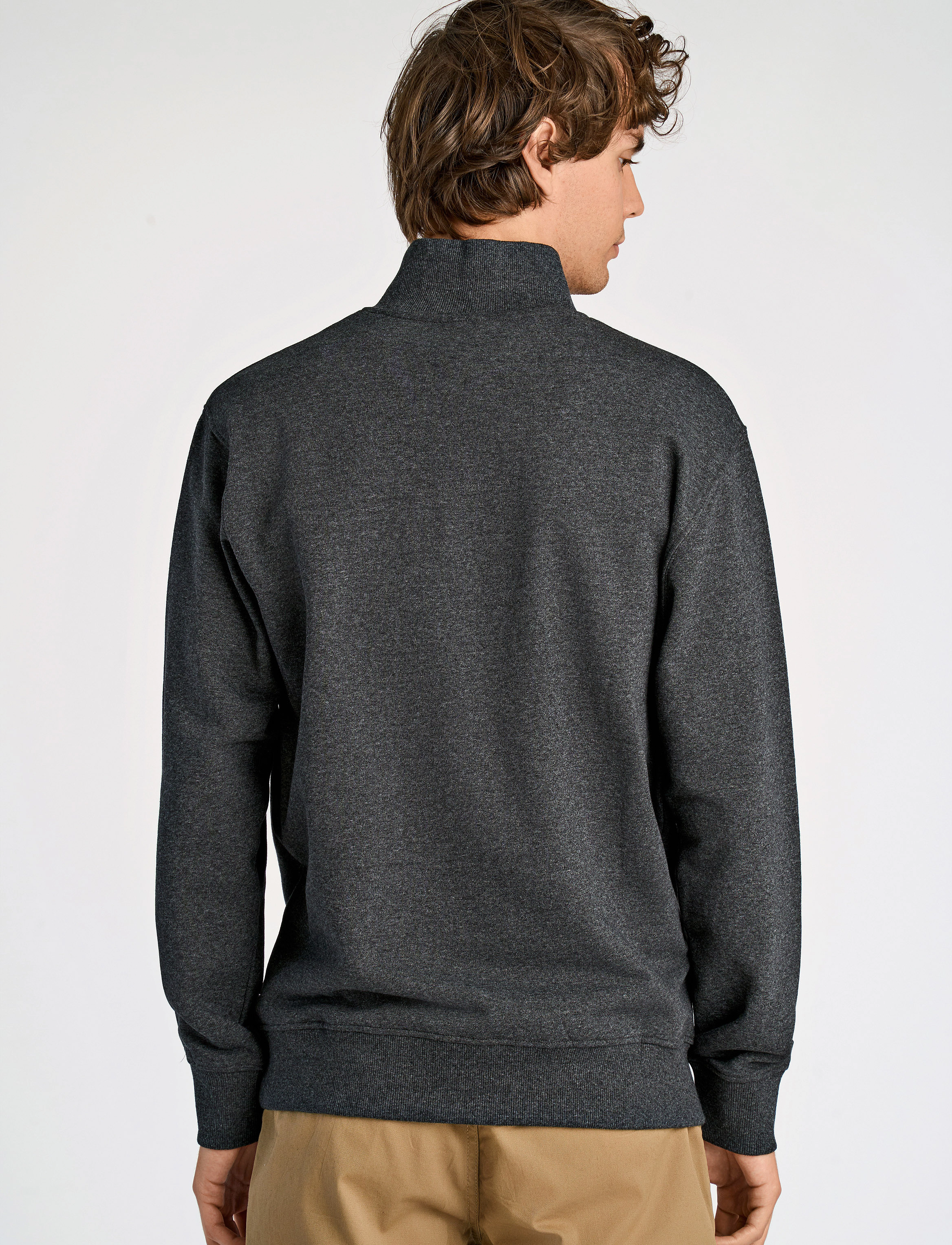 Lindbergh - Half zip sweat - sweatshirts - charcoal - 3