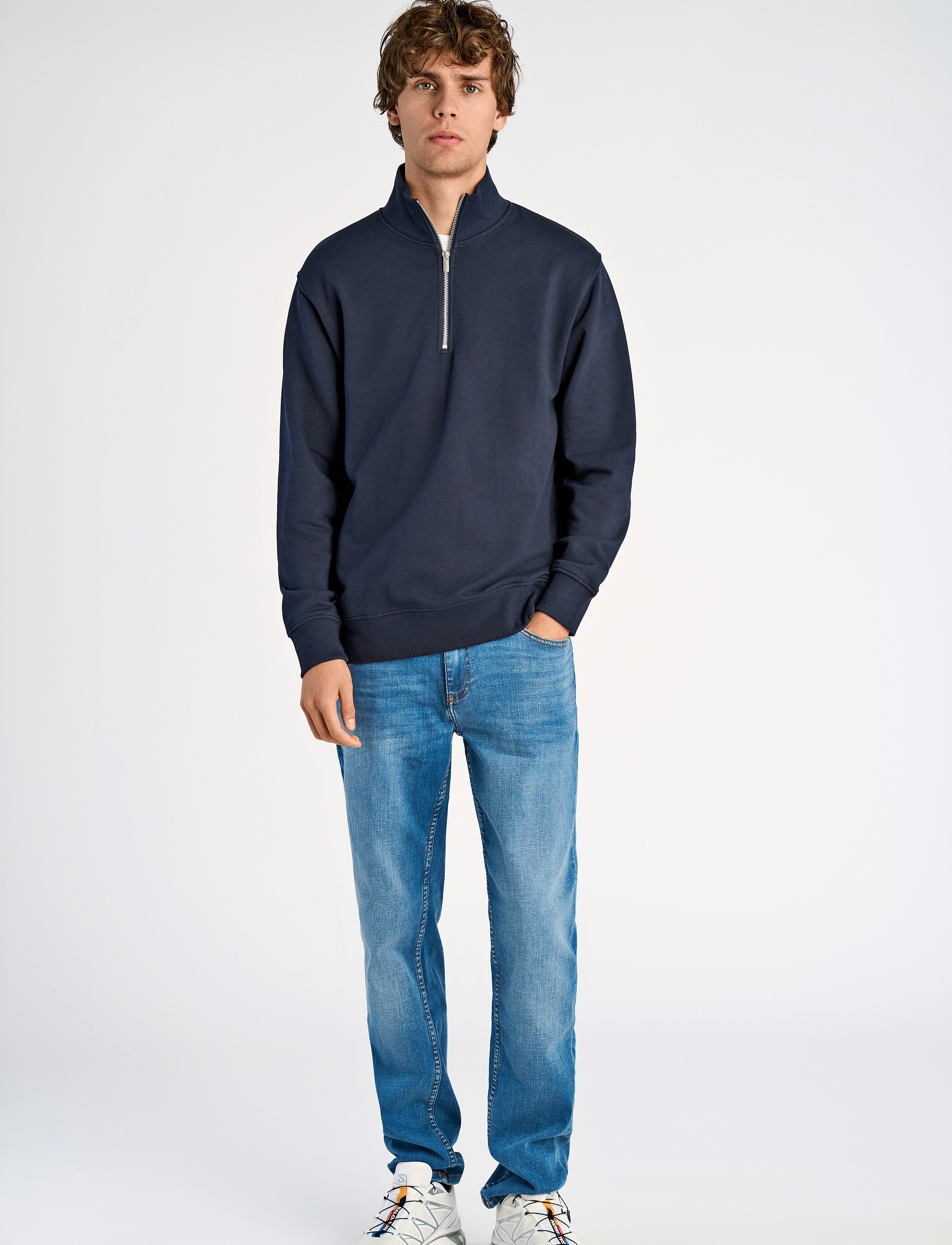 Lindbergh - Half zip sweat - dressipluusid - navy - 4