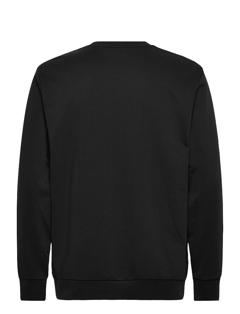 Lindbergh - Logo chest print o-neck sweat - kolekcijos - black - 2