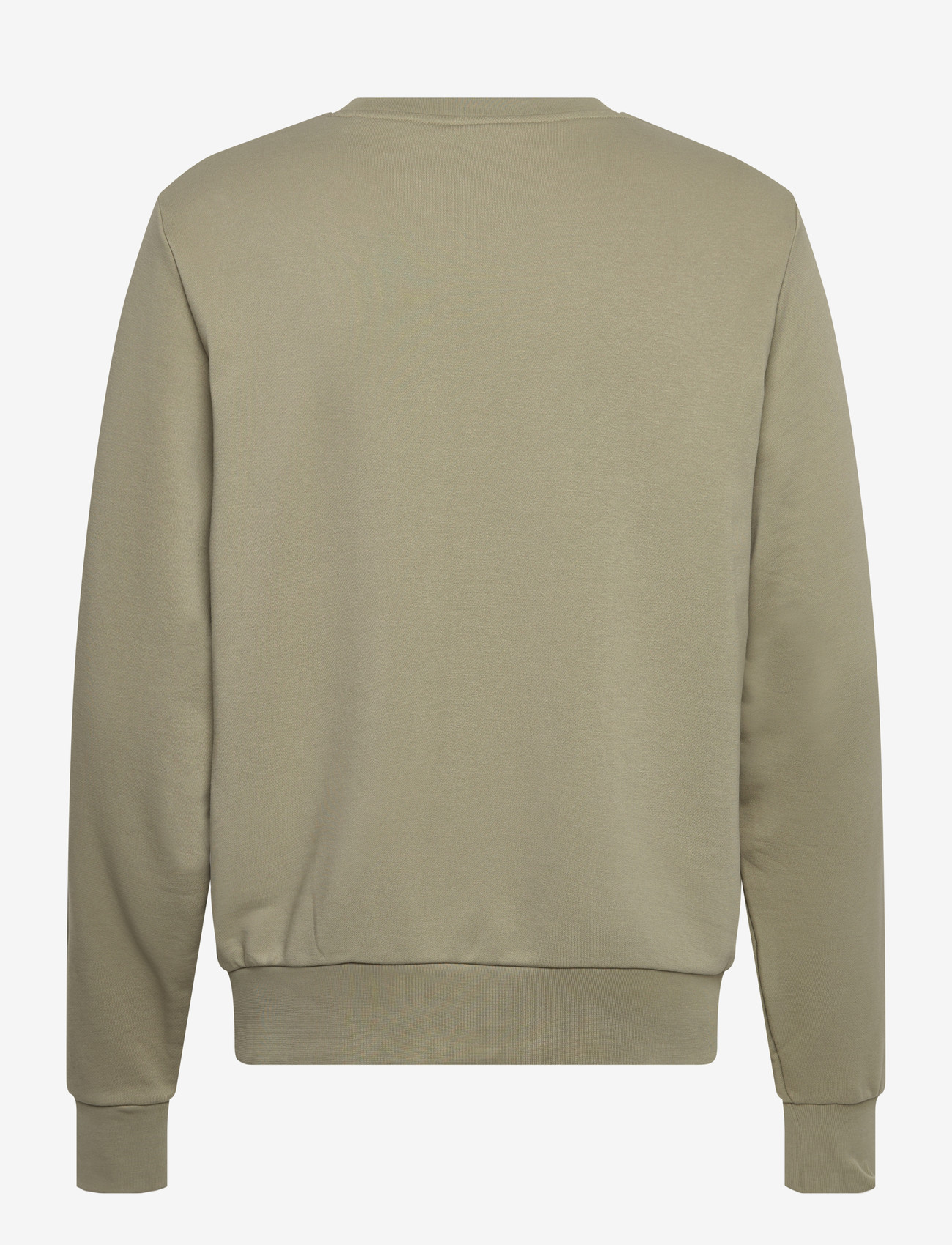 Lindbergh - Logo chest print o-neck sweat - kollektioner - dusty olive - 2