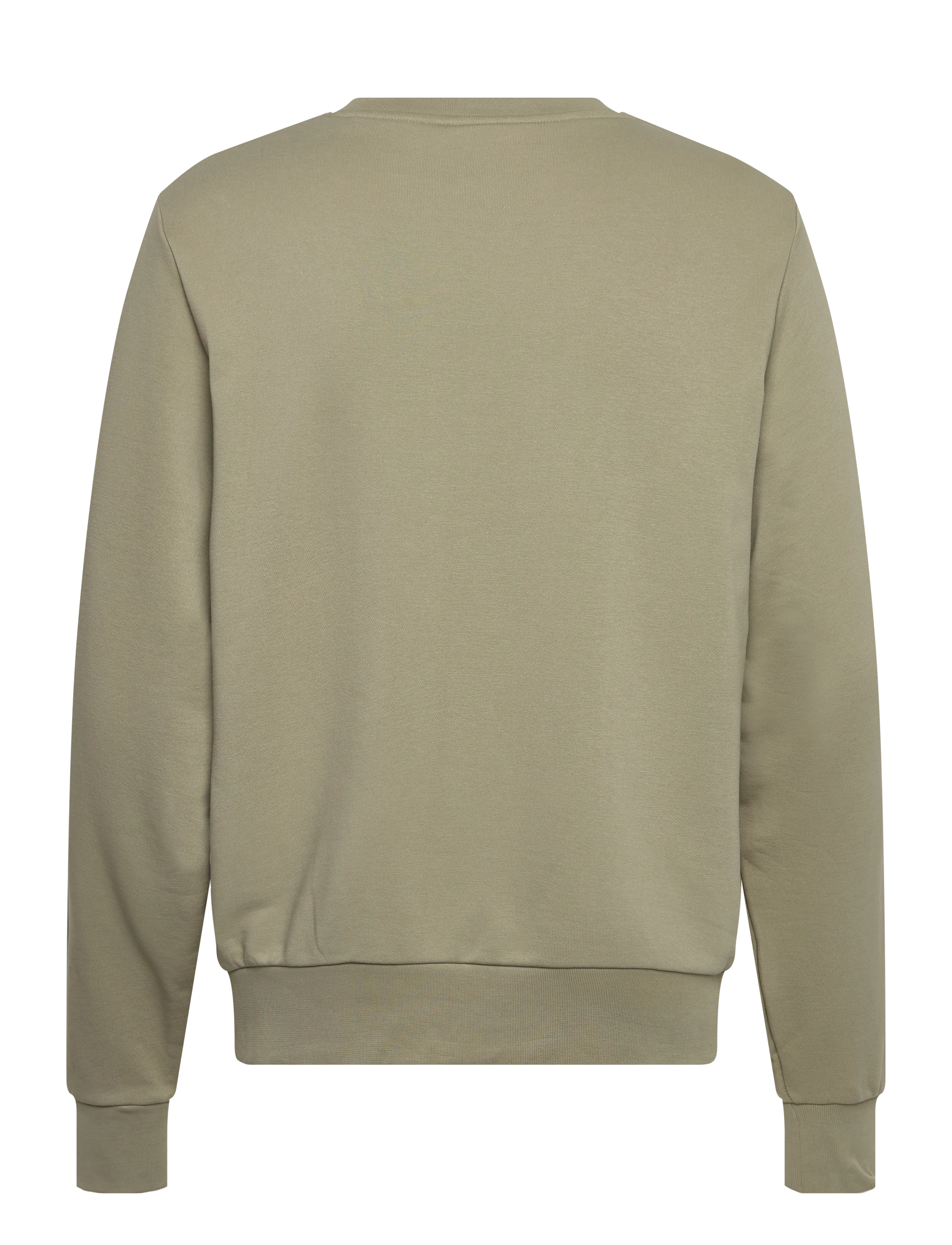 Lindbergh - Logo chest print o-neck sweat - kollektionen - dusty olive - 2