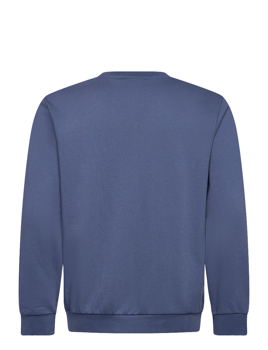 Lindbergh - Logo chest print o-neck sweat - kollektionen - indigo blue - 2