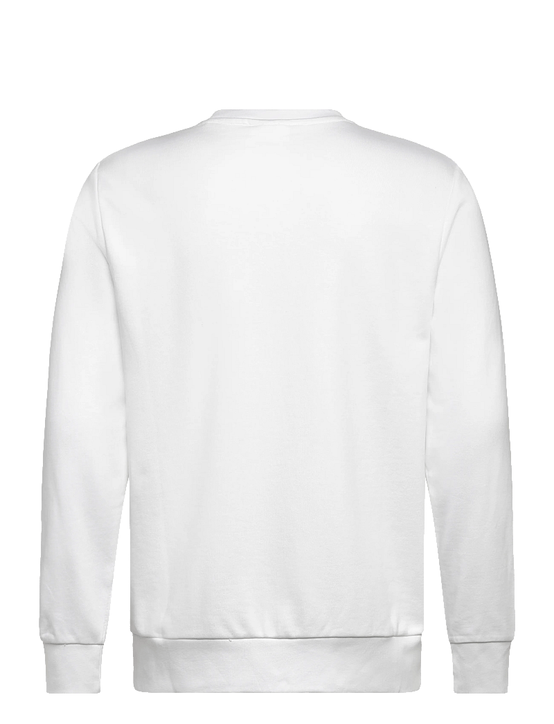 Lindbergh - Logo chest print o-neck sweat - kollektioner - white - 2