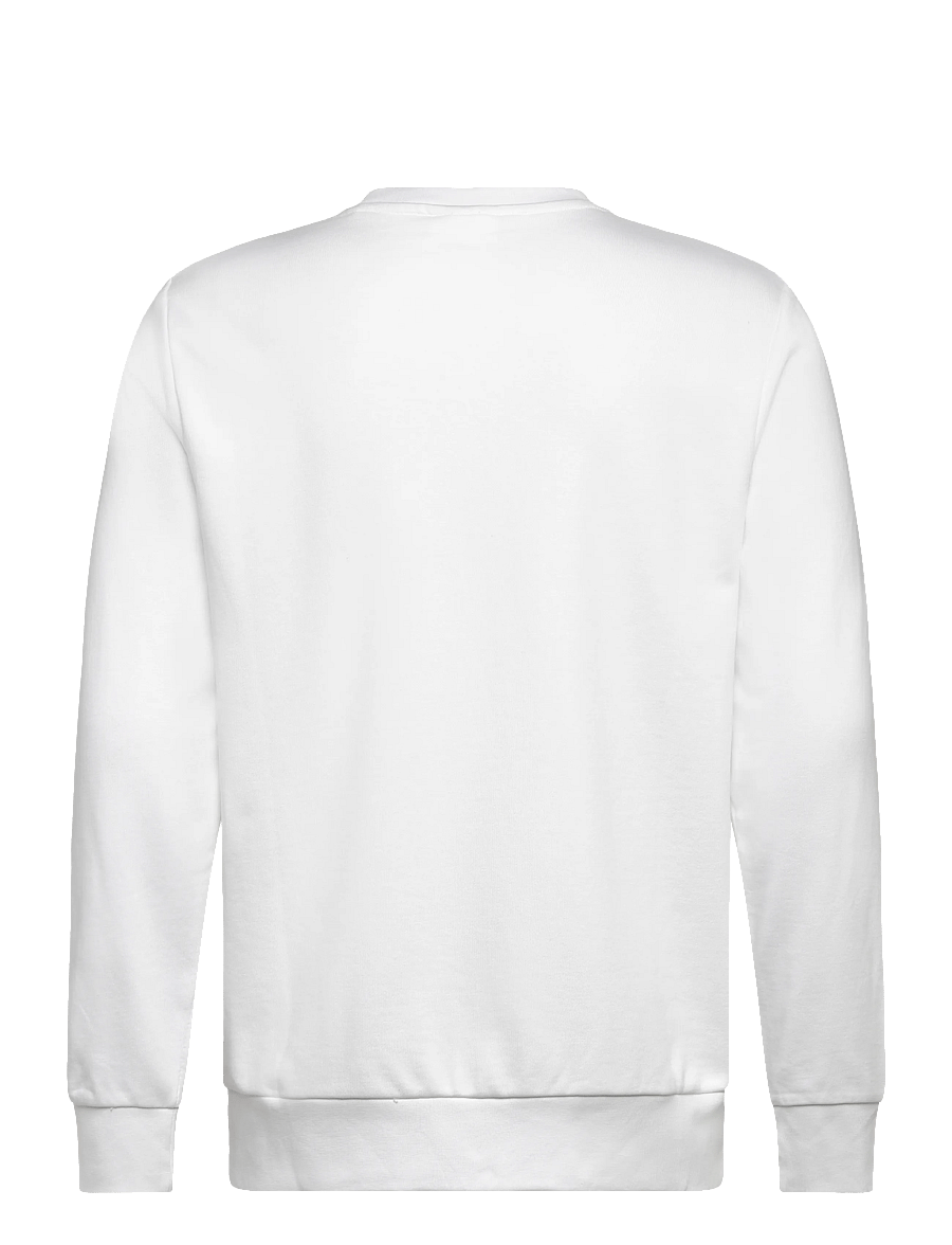 Lindbergh - Logo chest print o-neck sweat - kollektionen - white - 2