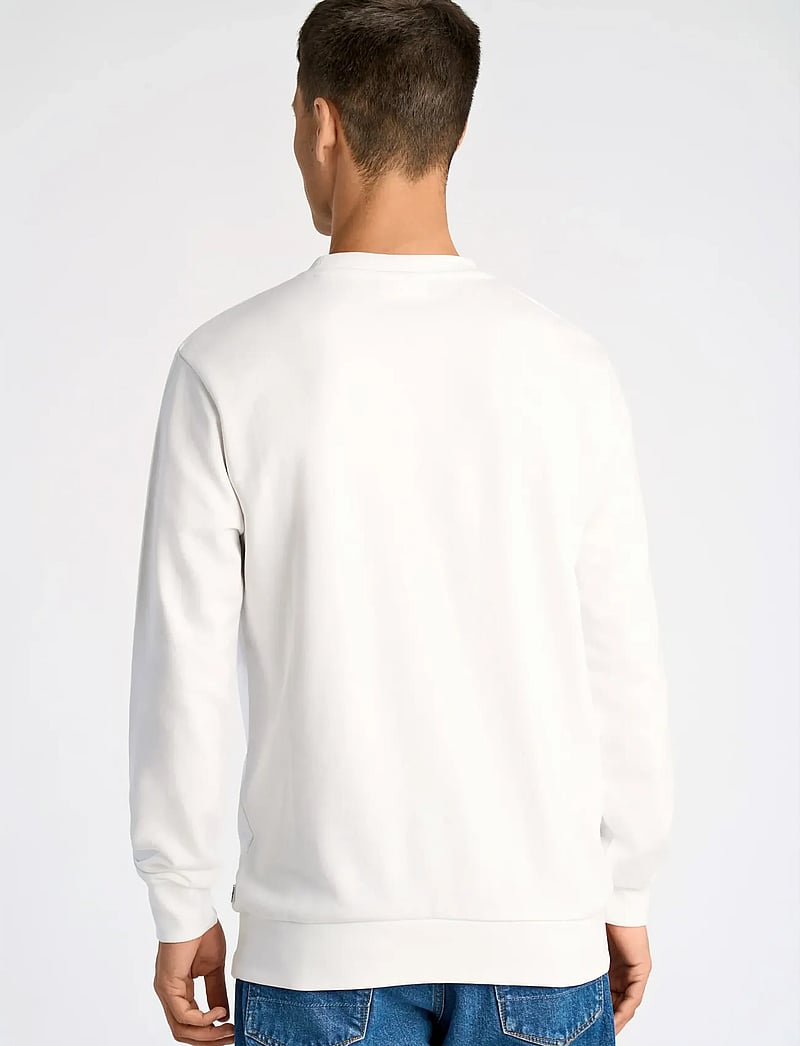 Lindbergh - Logo chest print o-neck sweat - kollektioner - white - 4