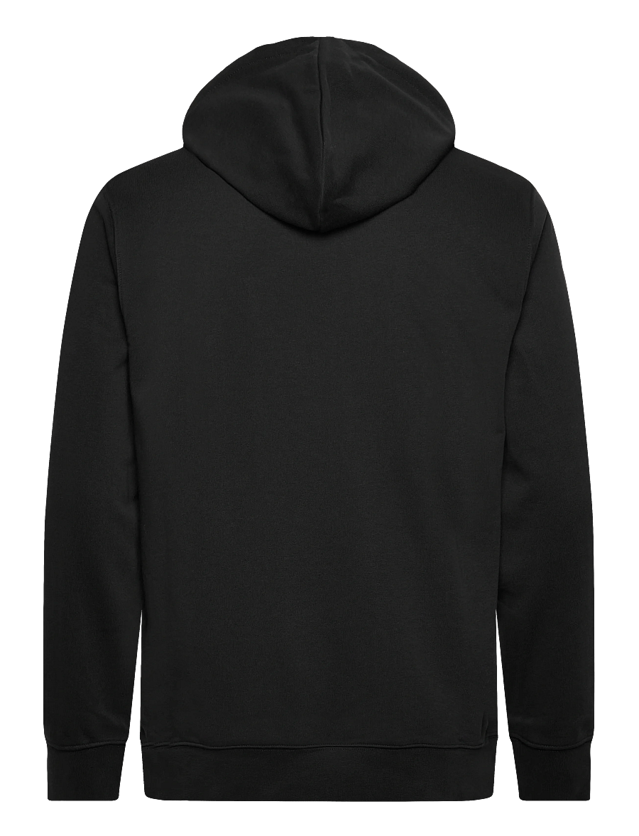 Lindbergh - Logo chest print hoodie sweat - kapuzenpullover - black - 2