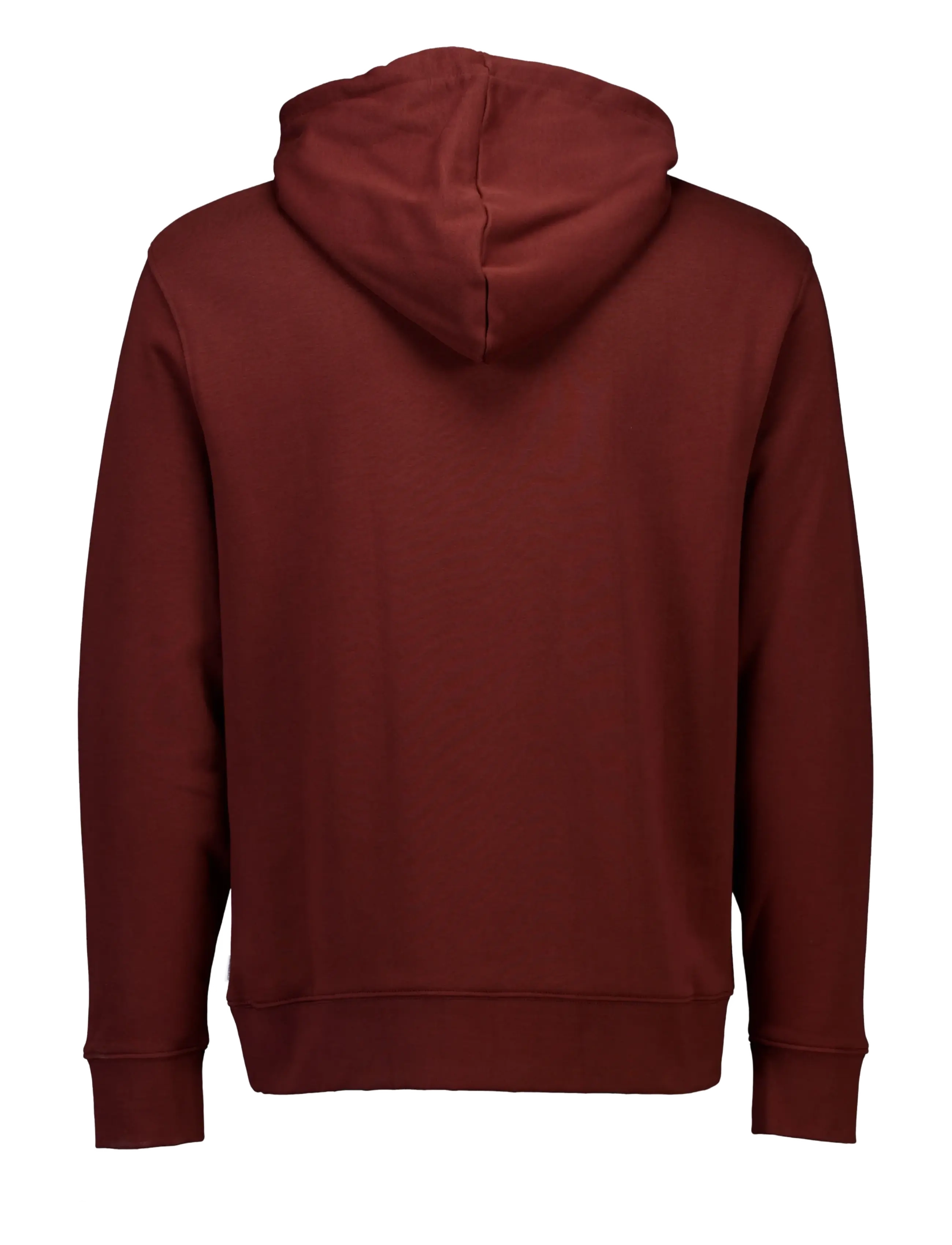 Lindbergh - Logo chest print hoodie sweat - hoodies - burgundy - 2