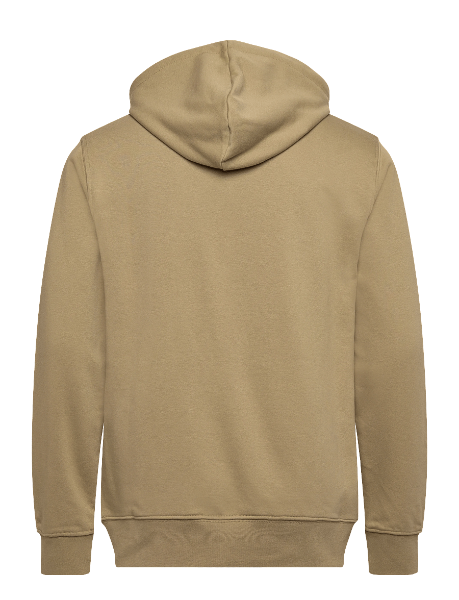Lindbergh - Logo chest print hoodie sweat - bluzy z kapturem - dusty green - 1