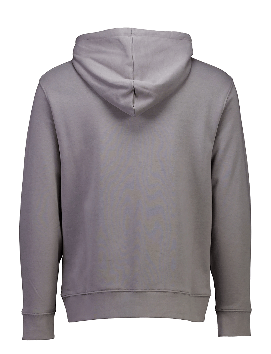 Lindbergh - Logo chest print hoodie sweat - hoodies - grey dusk - 2