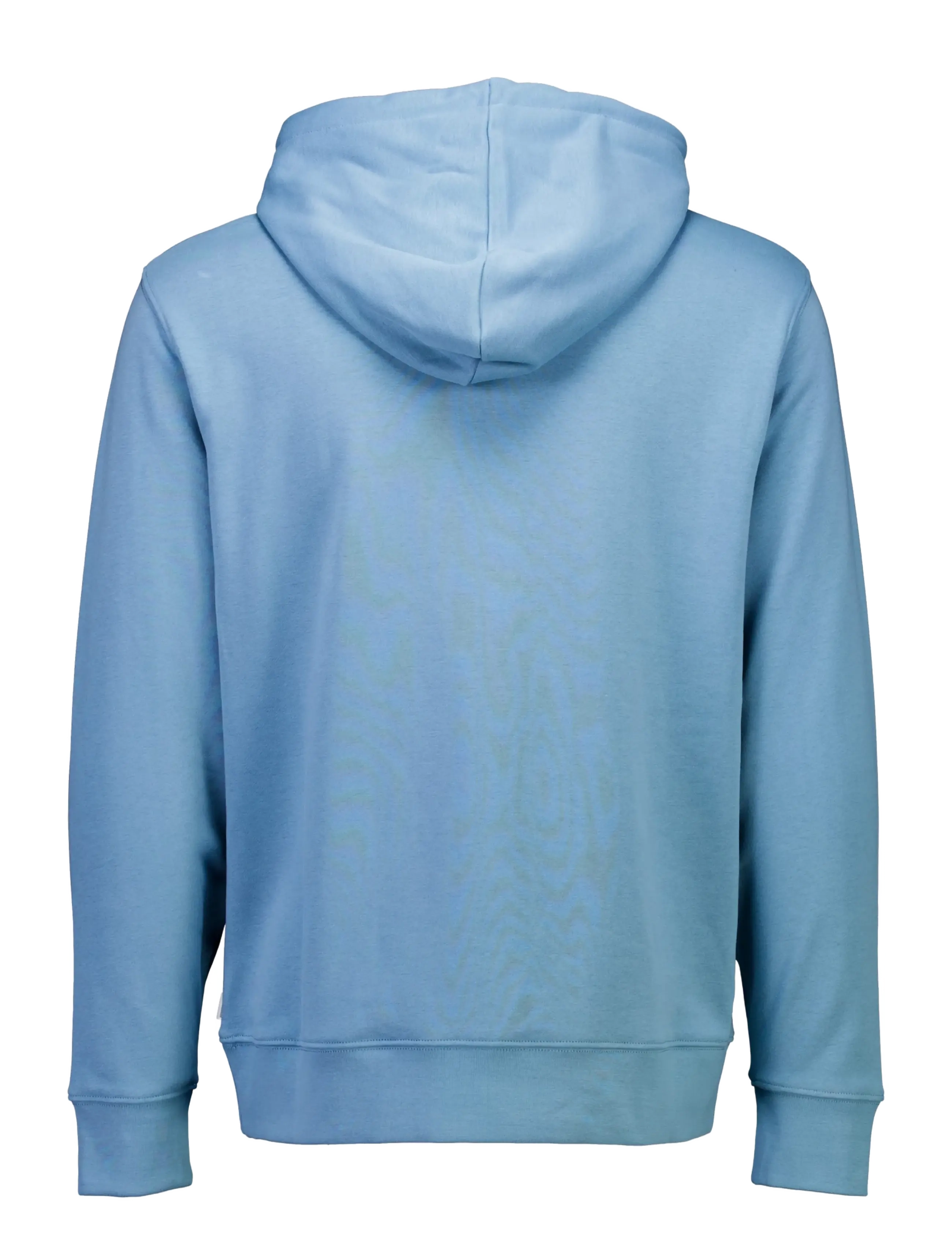 Lindbergh - Logo chest print hoodie sweat - hoodies - mid blue - 2