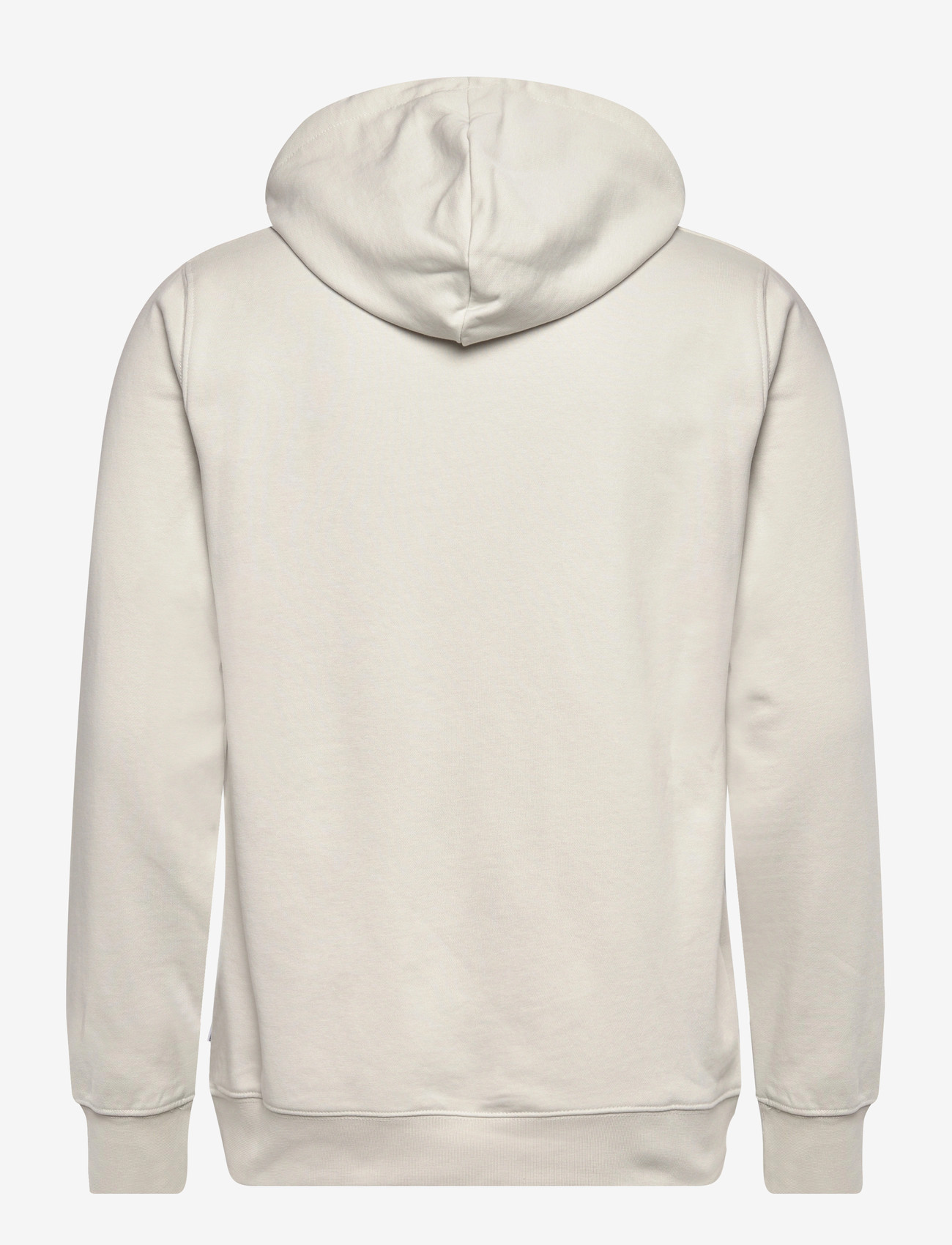 Lindbergh - Logo chest print hoodie sweat - hoodies - soft grey - 1