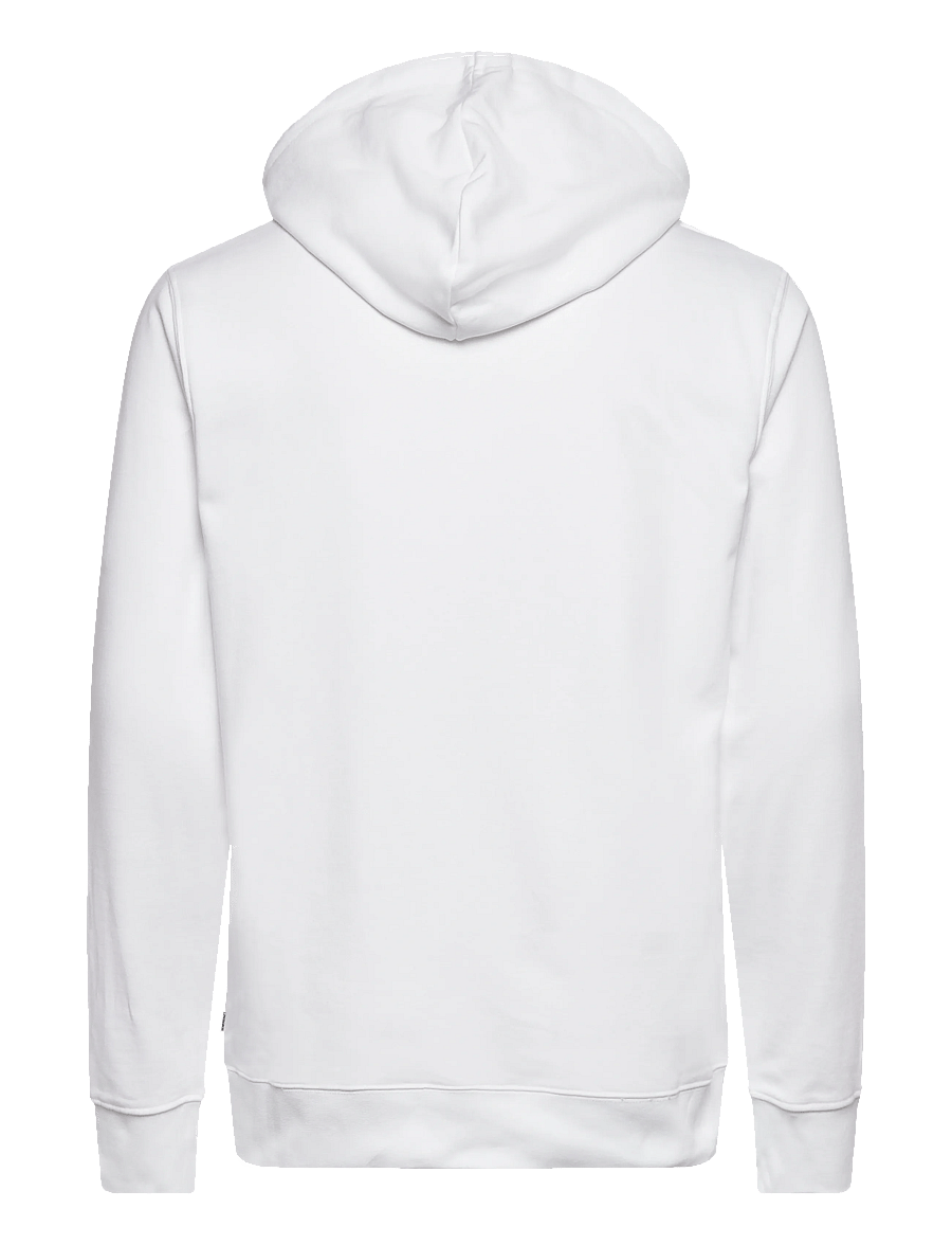 Lindbergh - Logo chest print hoodie sweat - hoodies - white - 2