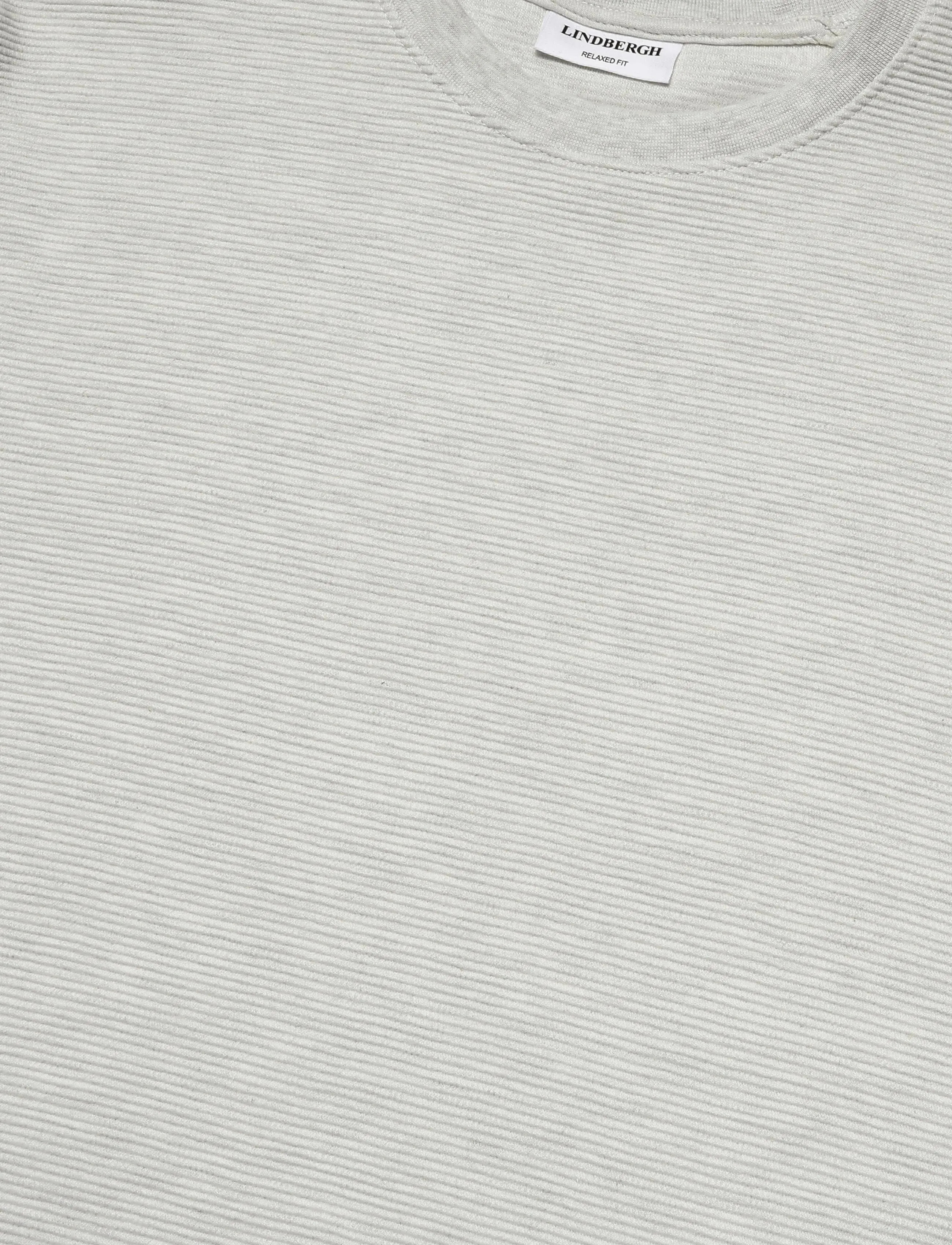 Lindbergh - Mixed structure o-neck - basic knitwear - grey mel - 2