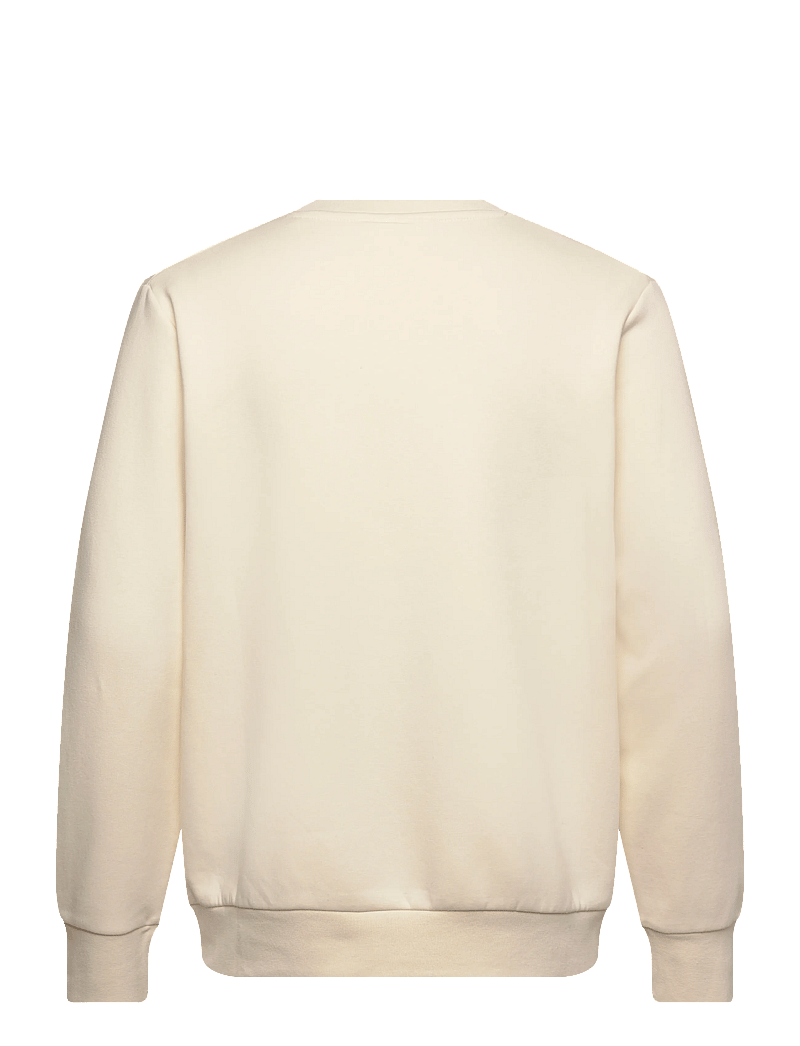 Lindbergh - O-neck brand carrier sweatshirt - kollektioner - nature white - 1